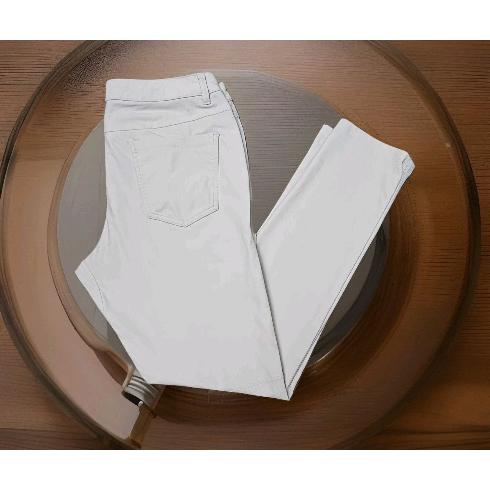 Lululemon Lululemon Light Gray ABC Classic Fit 5 Pocket Chino 34×30 Size US 34 / EU 50 - 6 Thumbnail