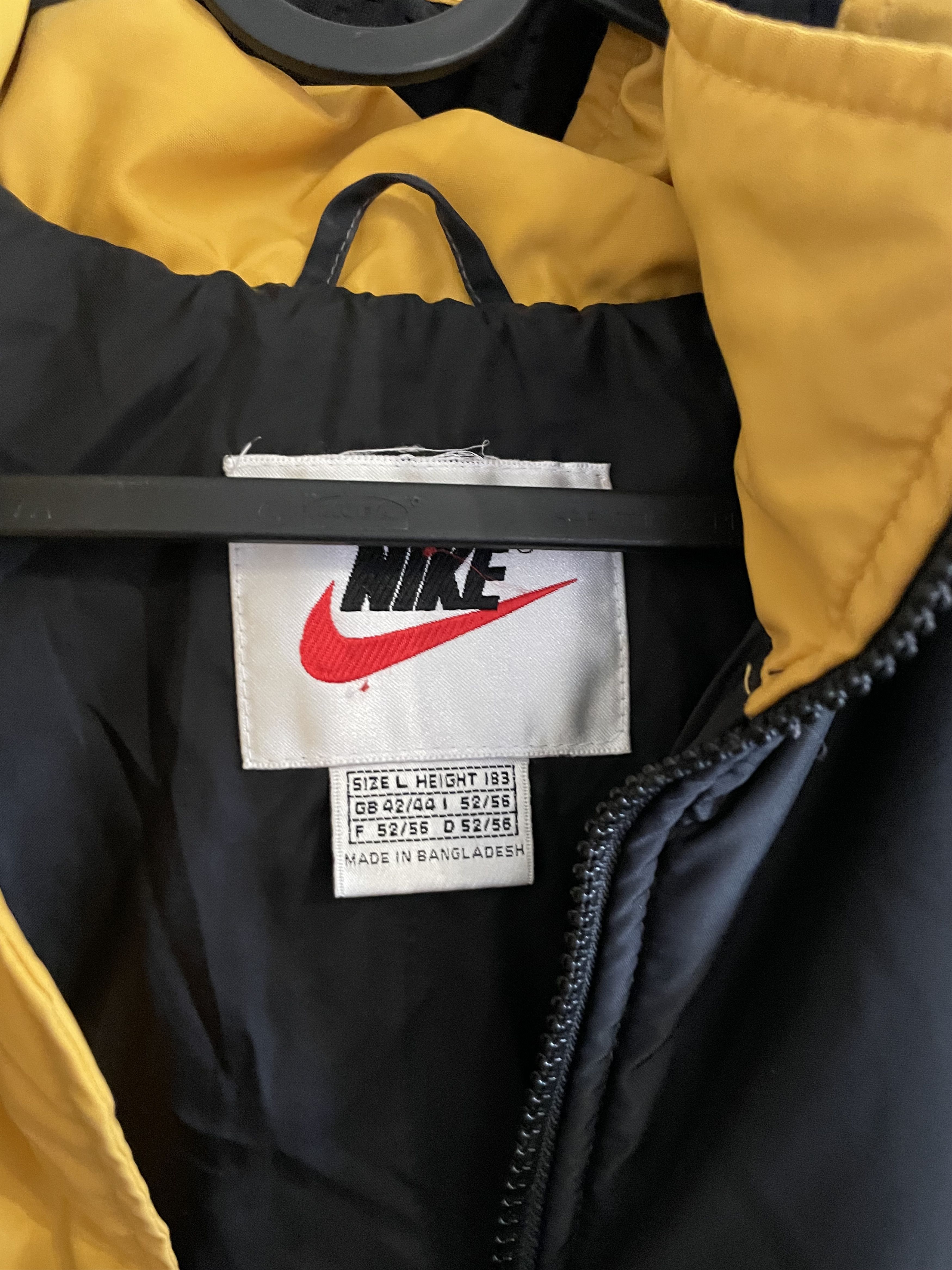 Nike Nike Vintage Down Puffer Jacket Big Swoosh Double Logo Size US L / EU 52-54 / 3 - 5 Thumbnail