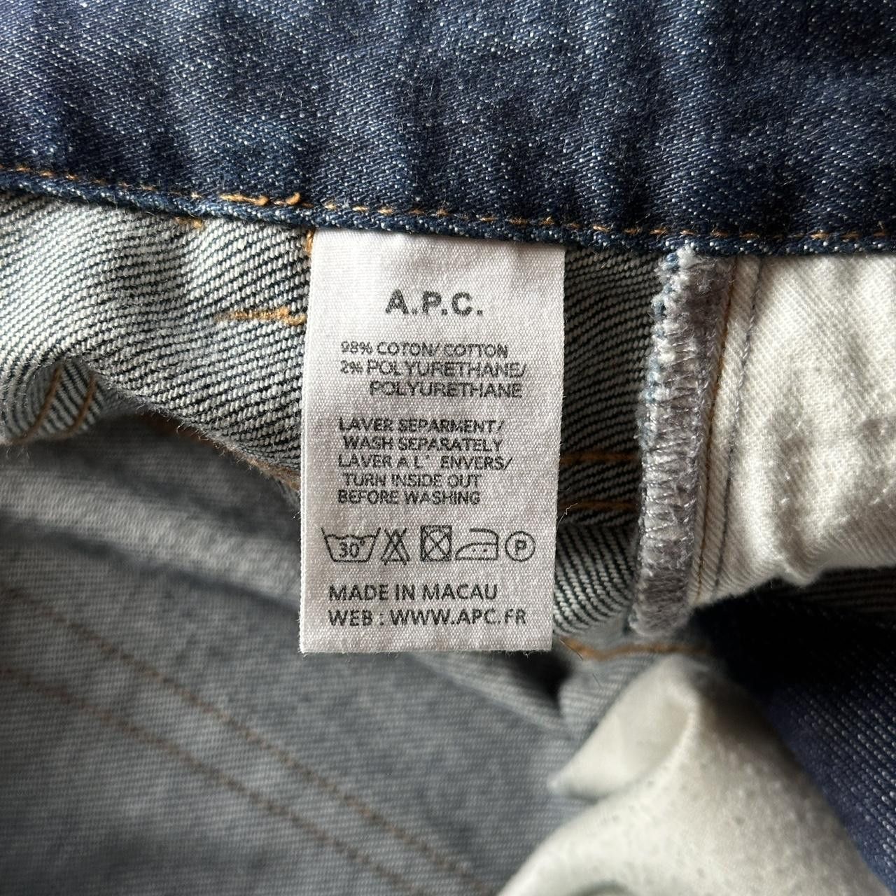 A.P.C. apc dark wash moulant skinny jeans Size 27" / US 4 / IT 40 - 4 Thumbnail