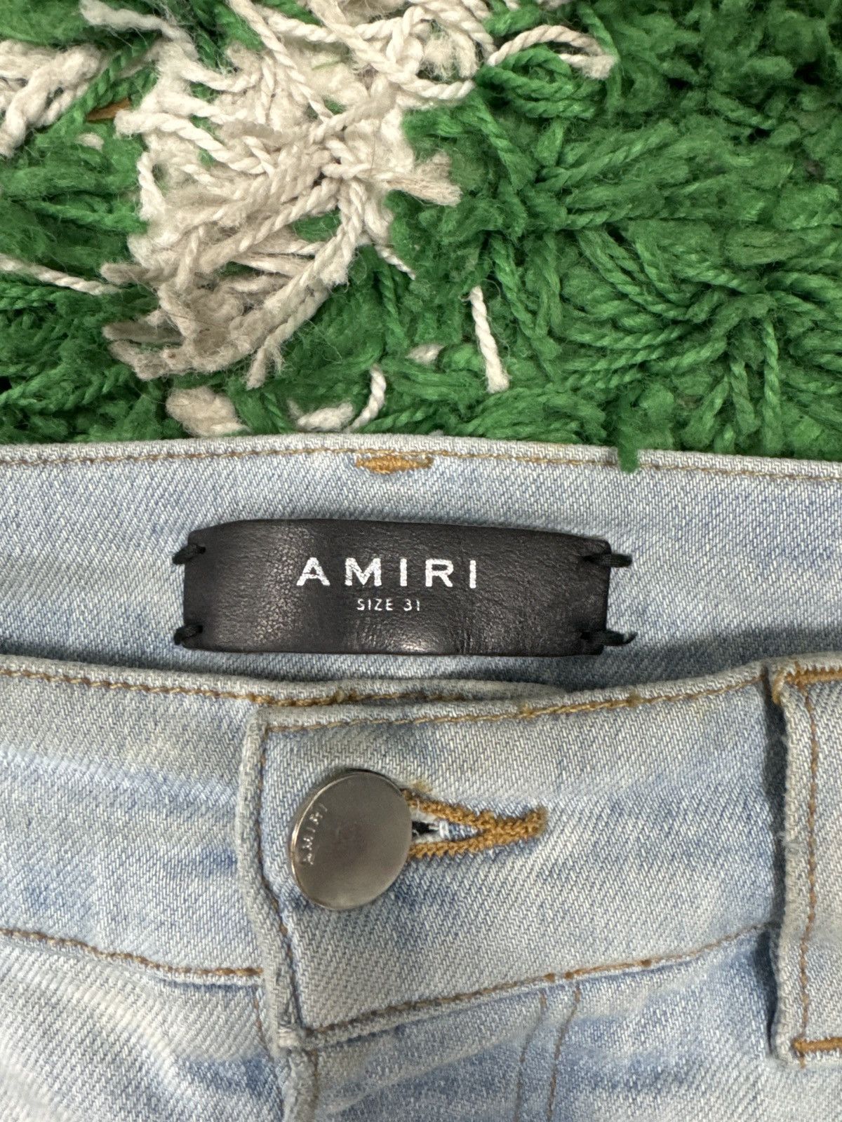 Amiri Amiri plain thrasher light wash Size US 31 - 2 Thumbnail