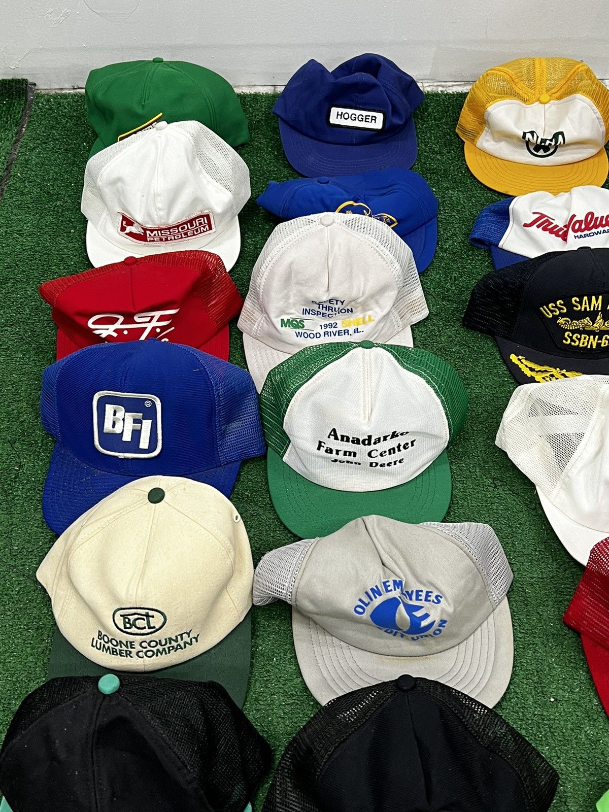 Vintage 50 Vintage USA MADE Trucker / Snapback Hats Size ONE SIZE - 3 Thumbnail