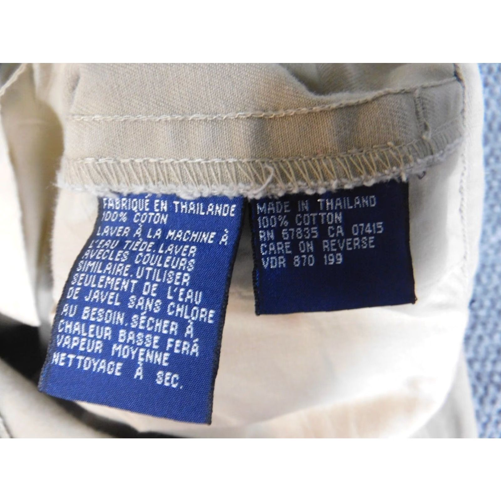 Nautica Nautica Pants 37x30 Beige Straight Regular Chino Classic Men Pants Regular Beige Cotton Flat Front Zip Pockets 37 Inseam 30 Modern Vintage: No Size US 37 - 4 Thumbnail