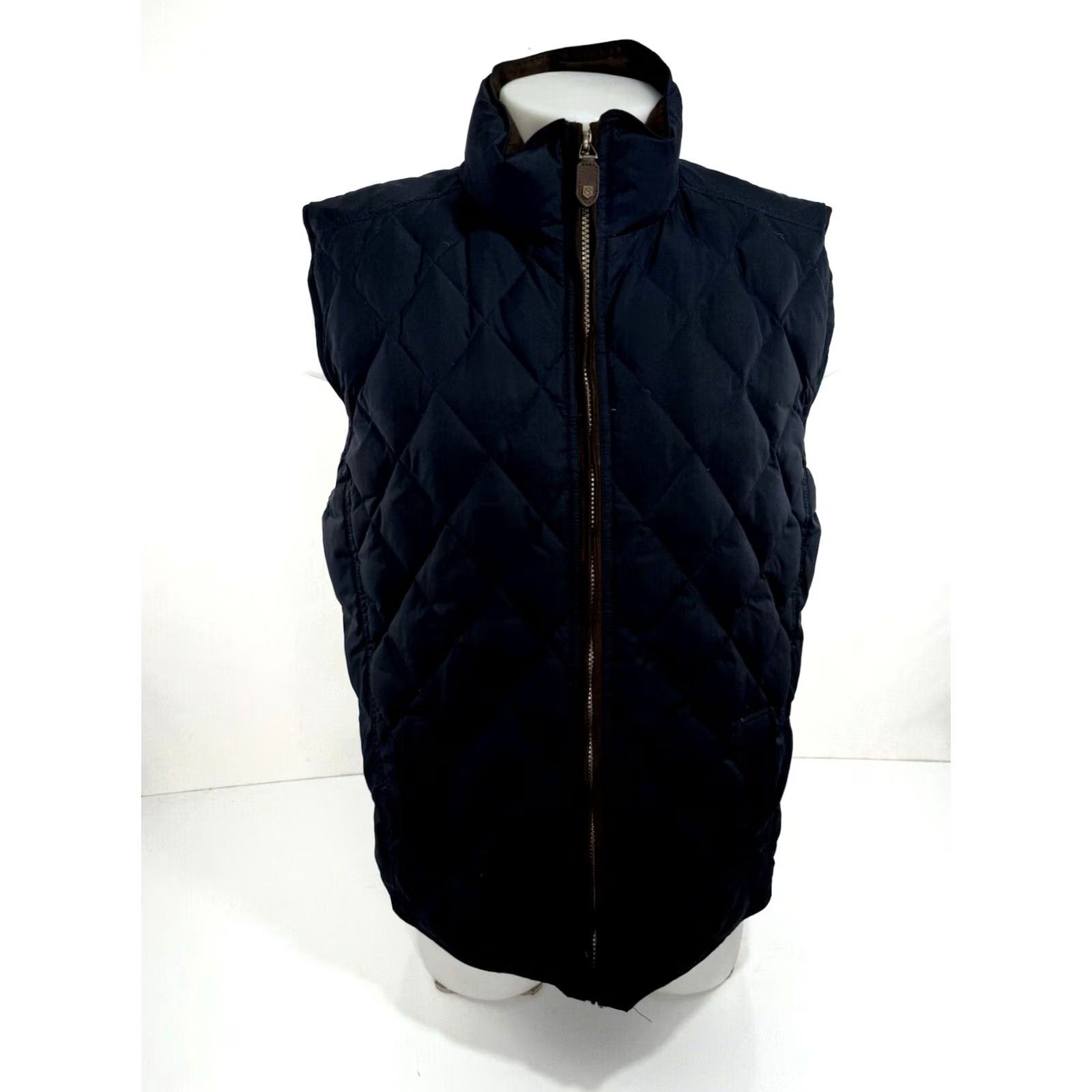 Vintage Dubarry Ireland Down Feather Full Zip Quilted Mens Vest L Blue Size US L / EU 52-54 / 3 - 2 Thumbnail