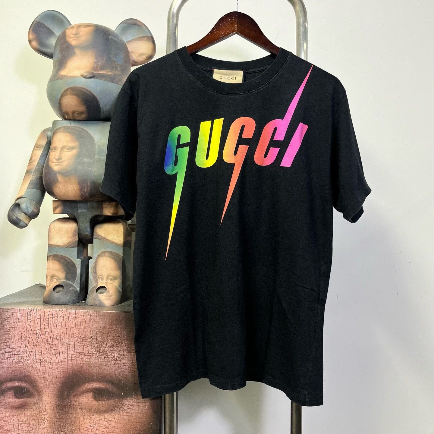 Gucci Gucci Rainbow Lightning Bolt T-Shirt S Size US S / EU 44-46 / 1 - 1 Thumbnail