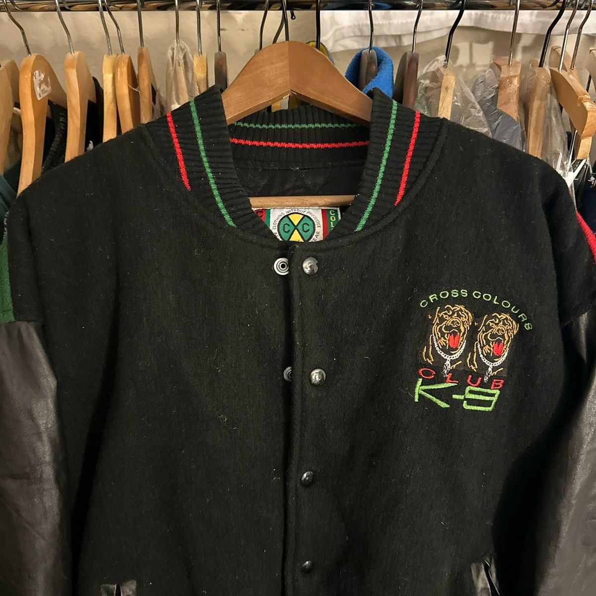 Cross Colours Vintage Cross Colours K-9 Club Jacket Size US XL / EU 56 / 4 - 3 Thumbnail