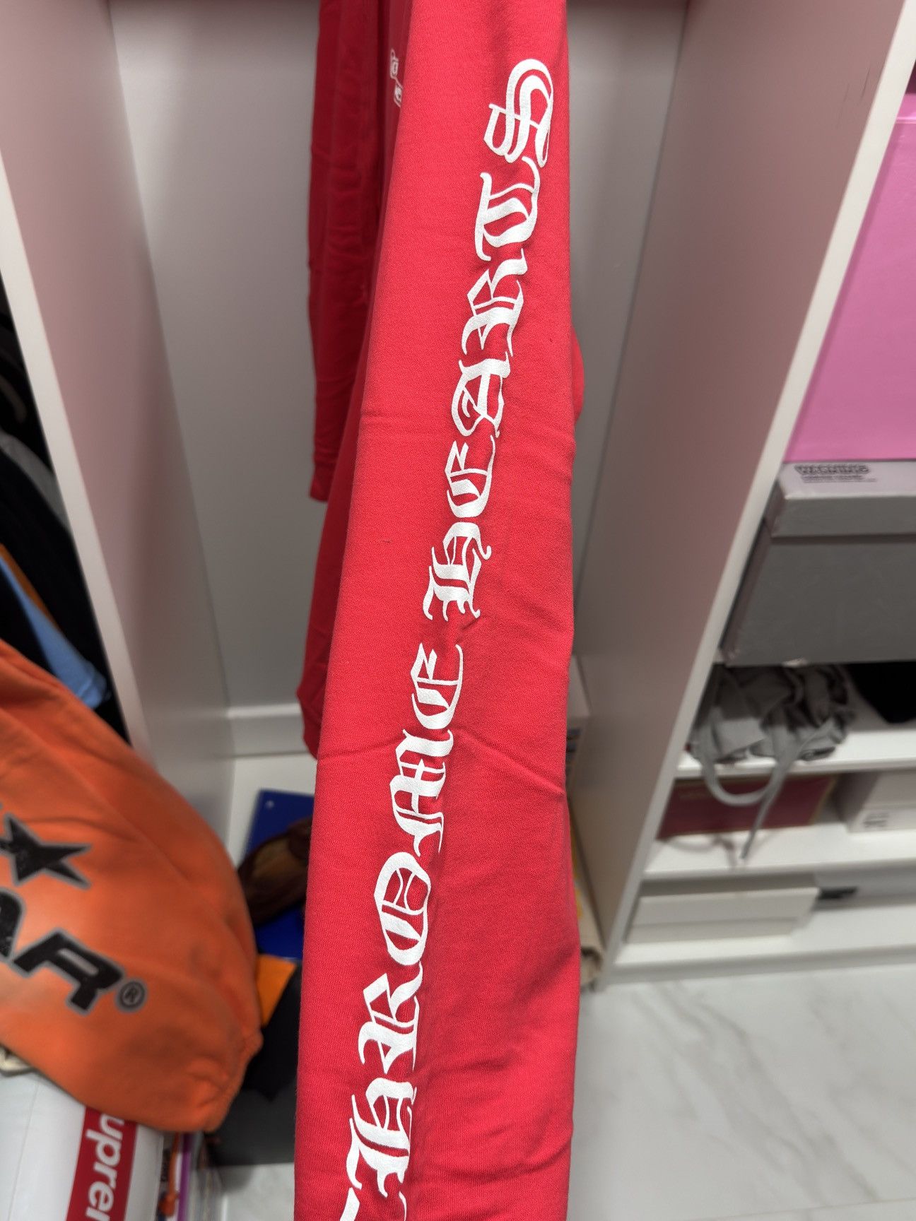 Chrome Hearts Chrome Hearts Red Hoodie Size US L / EU 52-54 / 3 - 6 Thumbnail