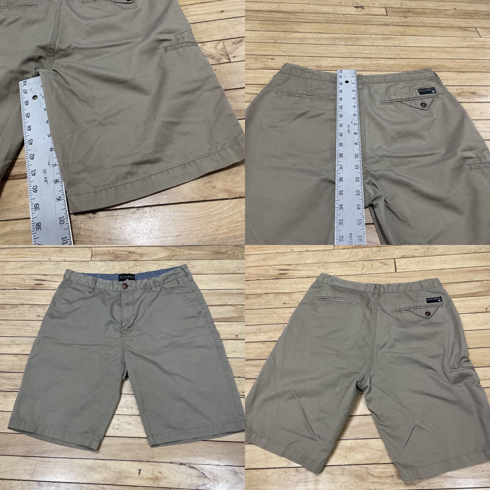 Billabong BILLABONG Chino Shorts Men 32 Tan Khaki Skate Beach Surf Flat Bermuda 32x10 Size US 32 / EU 48 - 9 Thumbnail