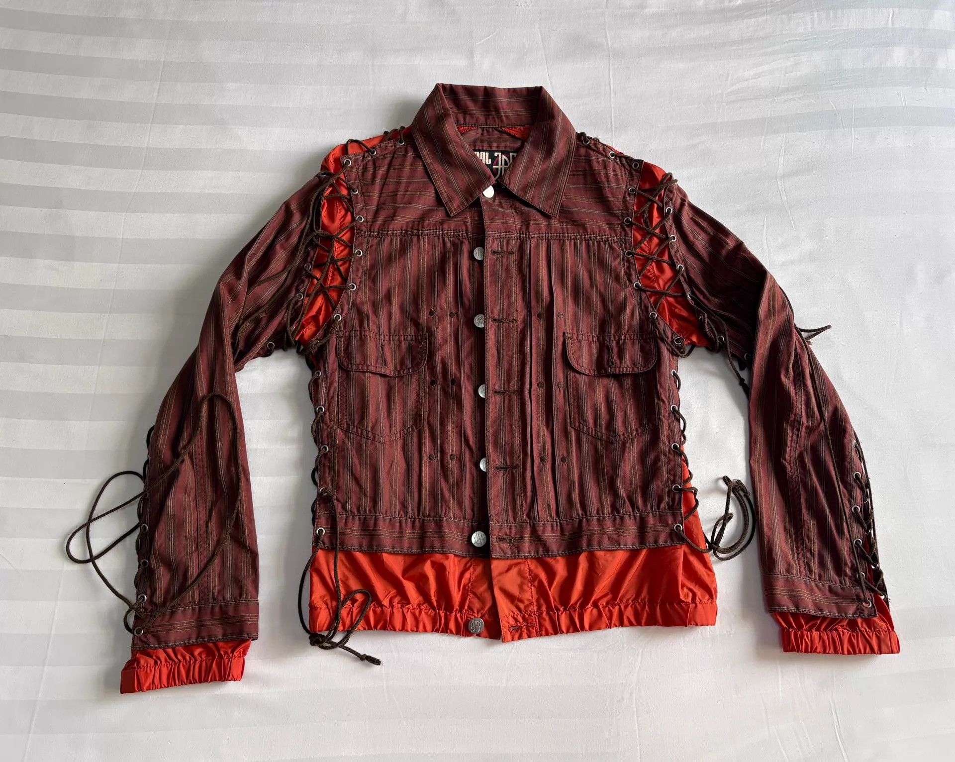 Jean Paul Gaultier Jean Paul Gaultier Vintage Archive Belted Lacing Jacket 48 Size US M / EU 48-50 / 2 - 4 Thumbnail