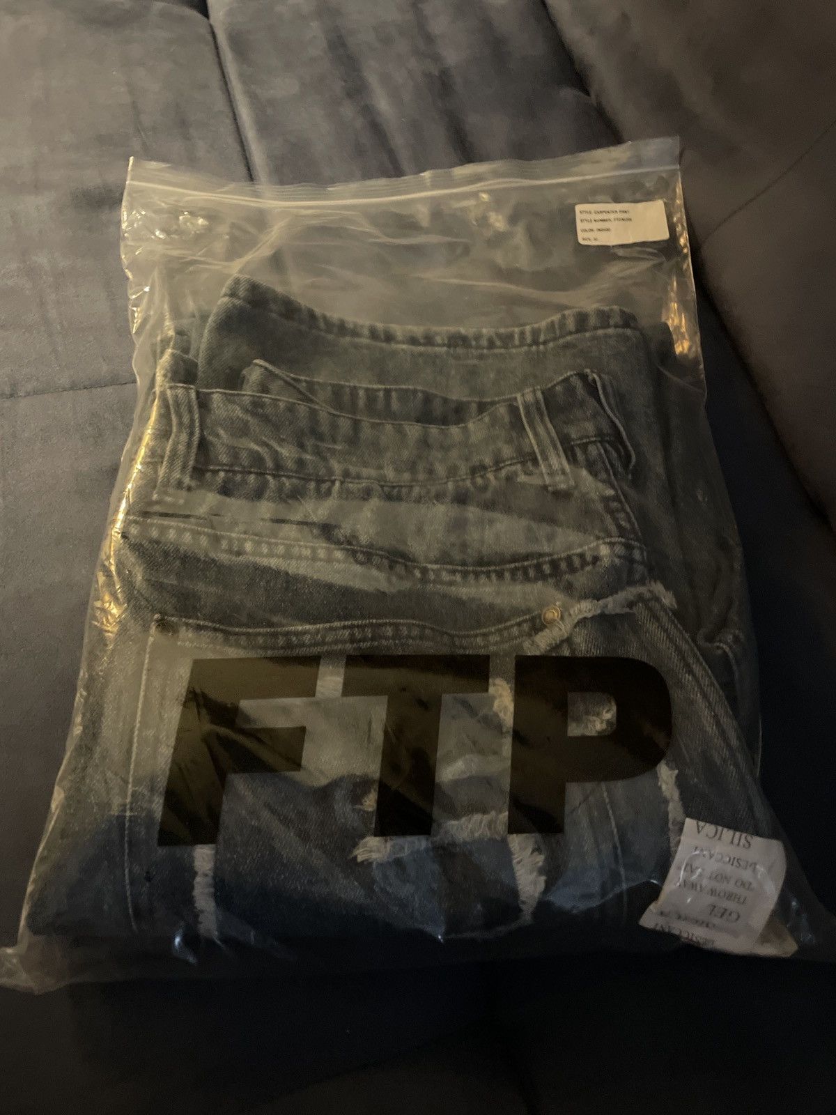 Fuck The Population FTP FRAYED DENIM Size US 32 / EU 48 - 3 Thumbnail