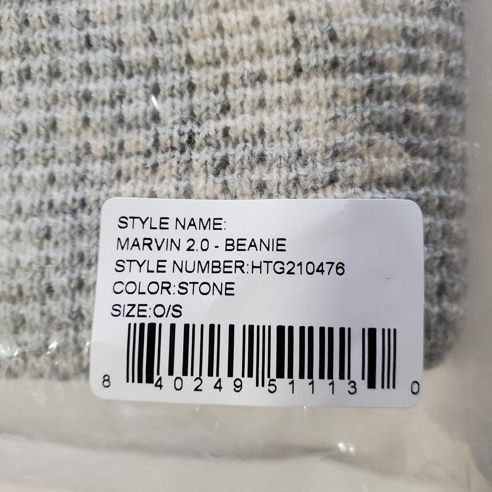 Honor the Gift Honor The Gift Men's Marvin 2.0 Acrylic Waffle Knit Beanie Size ONE SIZE - 4 Thumbnail
