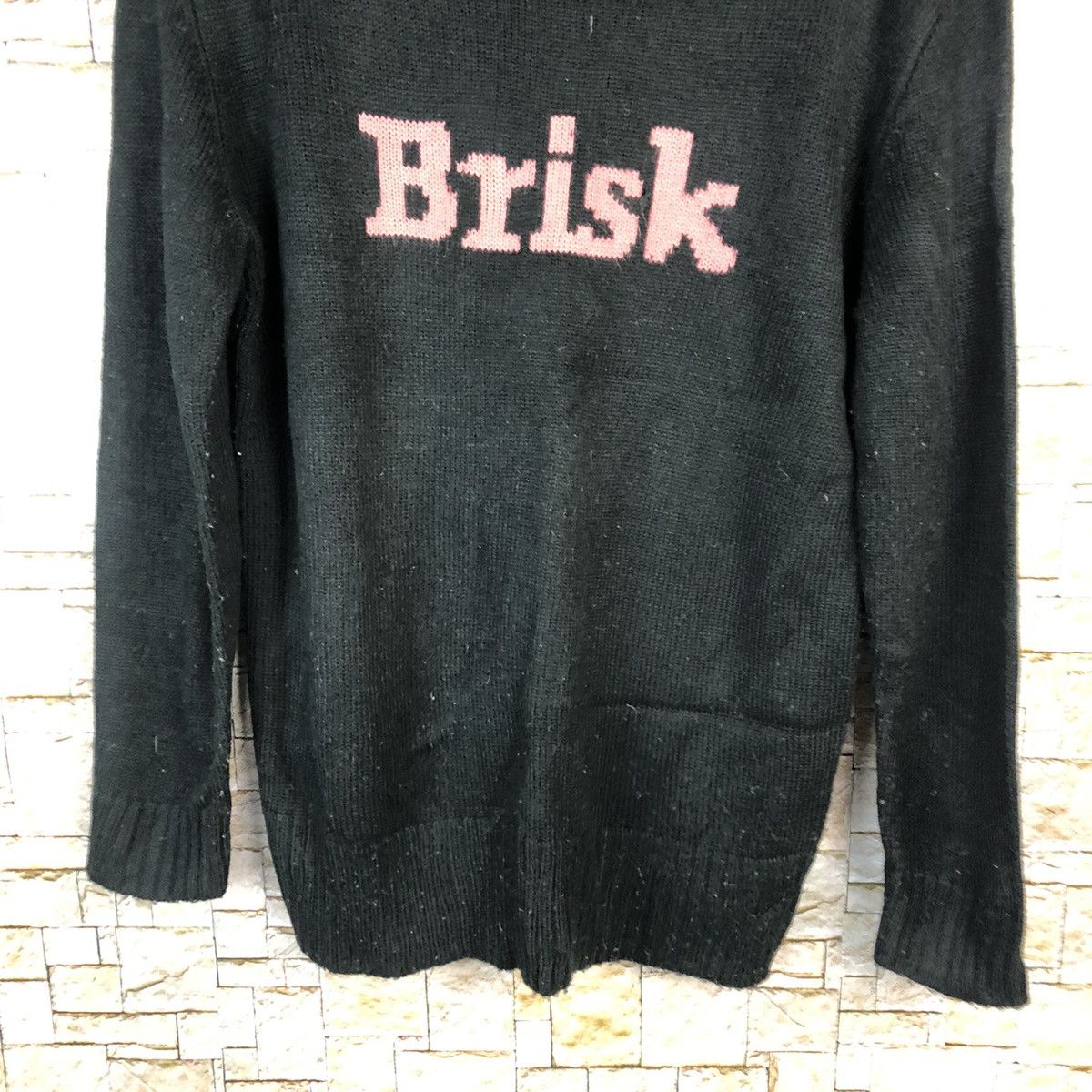 Homespun Knitwear × Japanese Brand Brisk Black Knitwear #A1076 Size M / US 6-8 / IT 42-44 - 6 Thumbnail