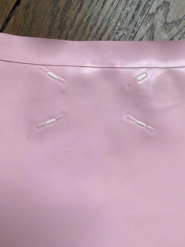 Maison Margiela 2023 Maison Margiela latex set top bottoms pink bustier Size S / US 4 / IT 40 - 3 Thumbnail