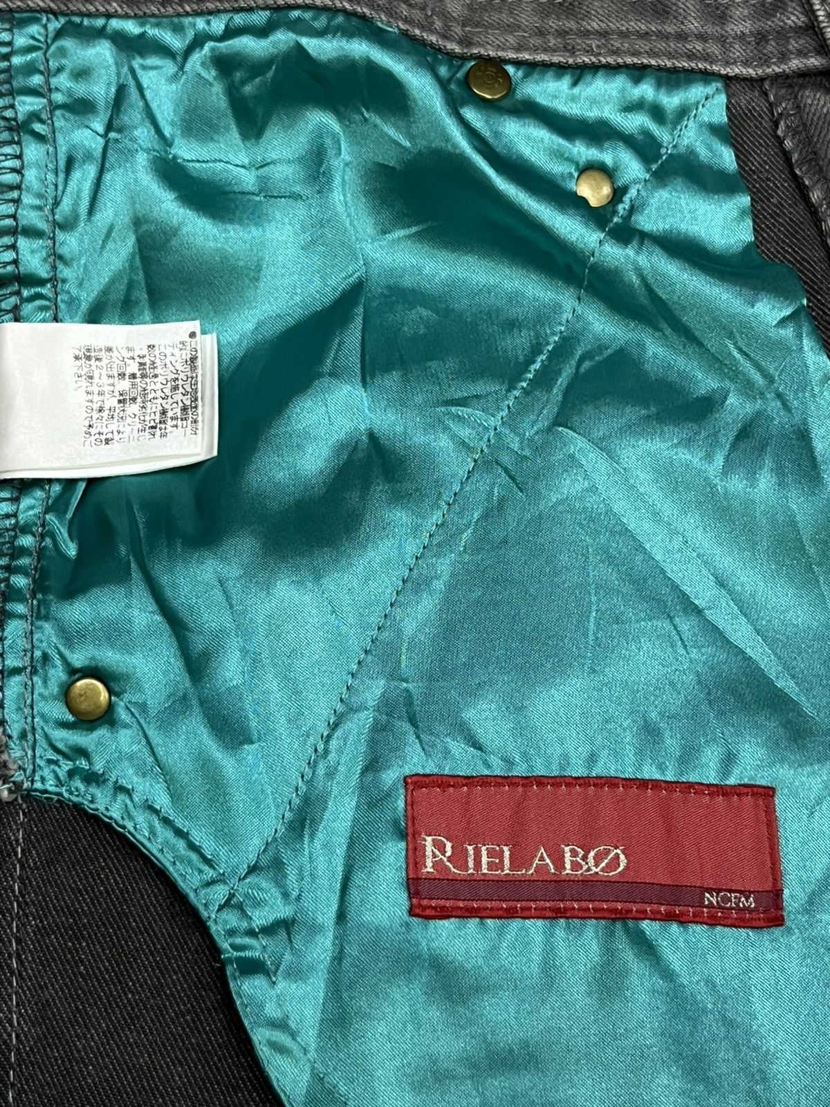 Nicole Club Nicole Japan Charcoal Gray Flare Stretch Denim Harajuku Punk Size US 31 - 13 Thumbnail