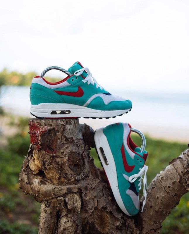 Nike Nike Air Max 1 Sport Red 319986 400 Size US 7 Mint Size US 7 / IT 37 - 1 Thumbnail
