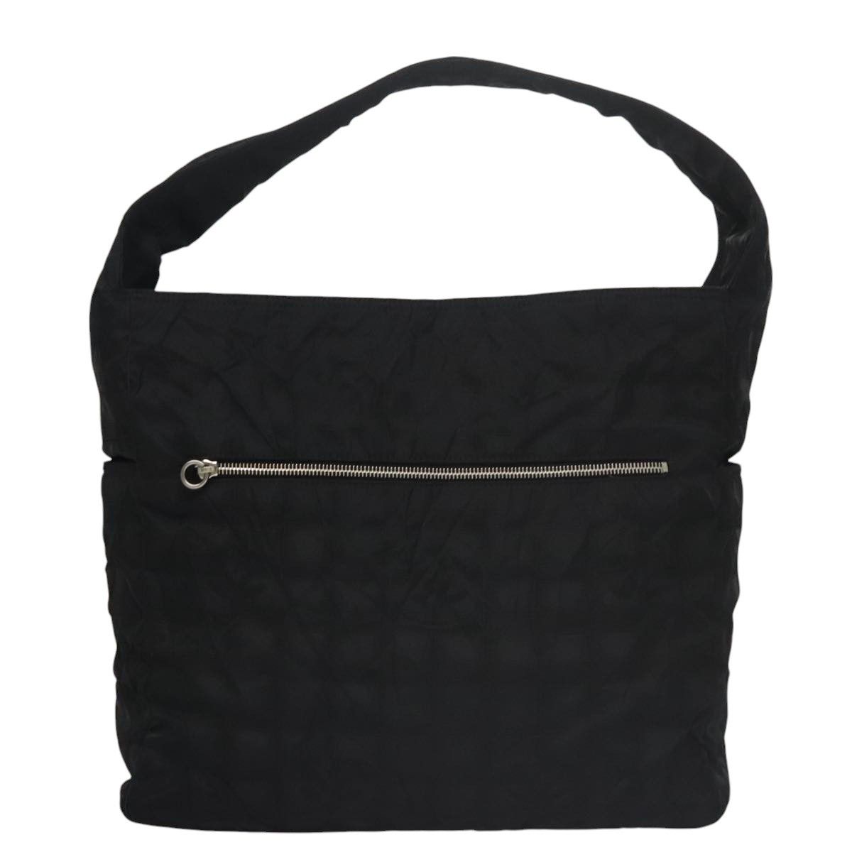 Chanel Travel Line Black Synthetic Shoulder Bag (Pre-Owned) Size ONE SIZE - 1 Thumbnail