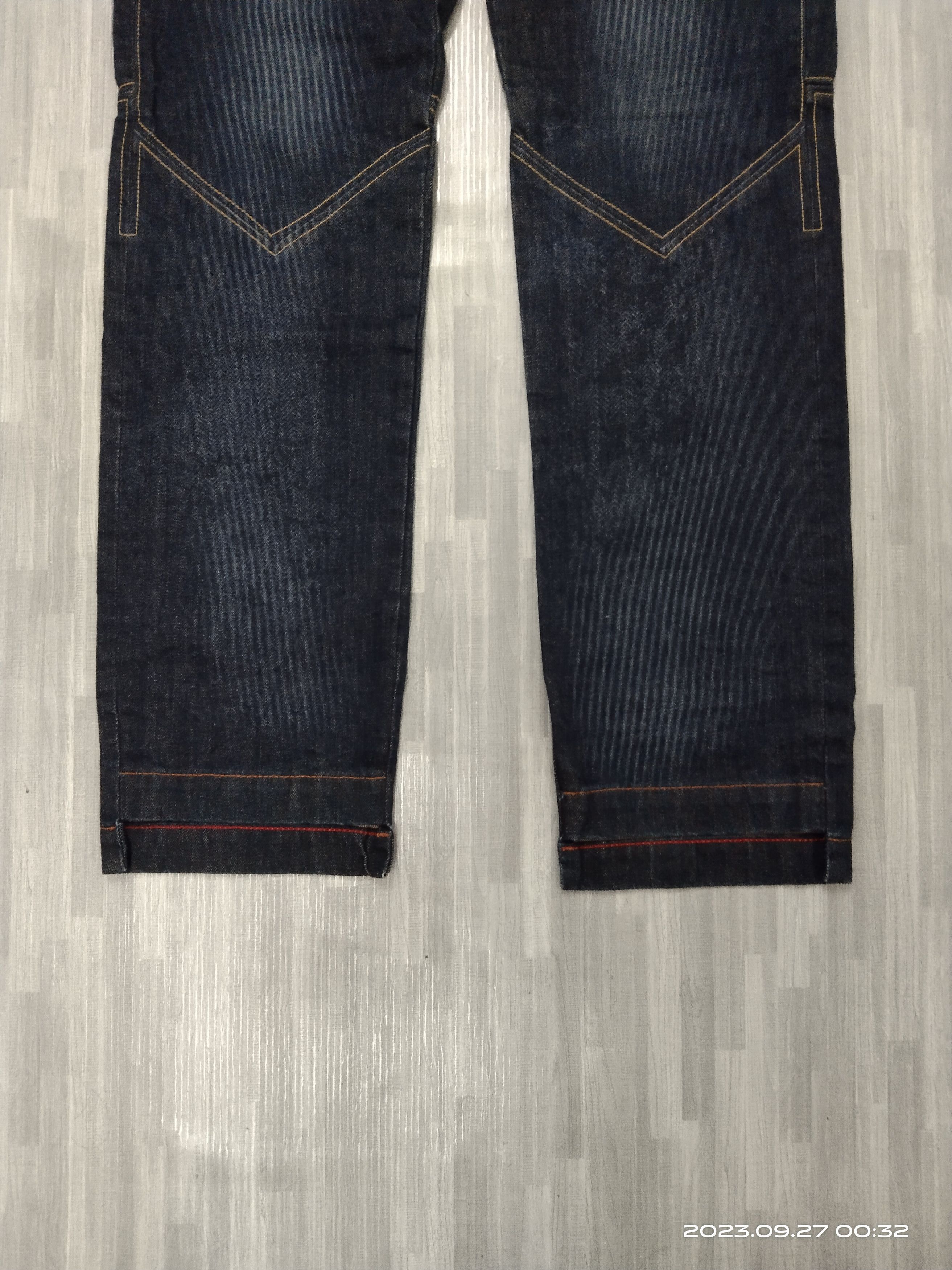 Marithe + Francois Girbaud RARE MFG WATT WASH DENIM PANTS Size US 32 / EU 48 - 6 Thumbnail