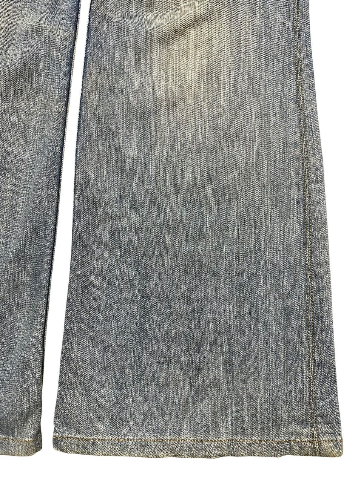 Japanese Brand Vintage Japanese Brand Blue Faded Wash Style Wide Leg Baggy Size US 30 / EU 46 - 8 Thumbnail
