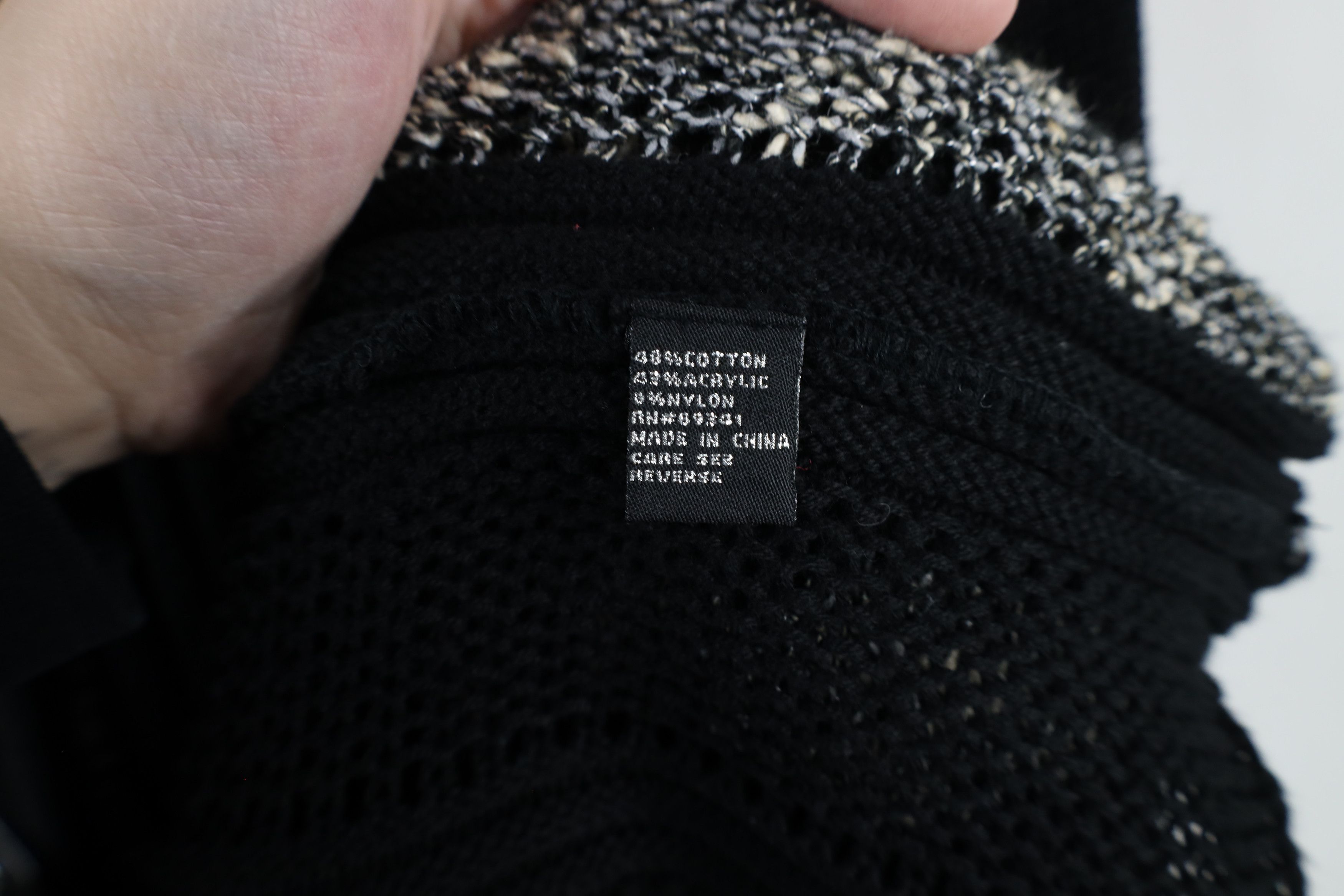 Vintage Vintage 90s Gothic Lagenlook Button Knit Cardigan Sweater Size L / US 10 / IT 46 - 7 Thumbnail