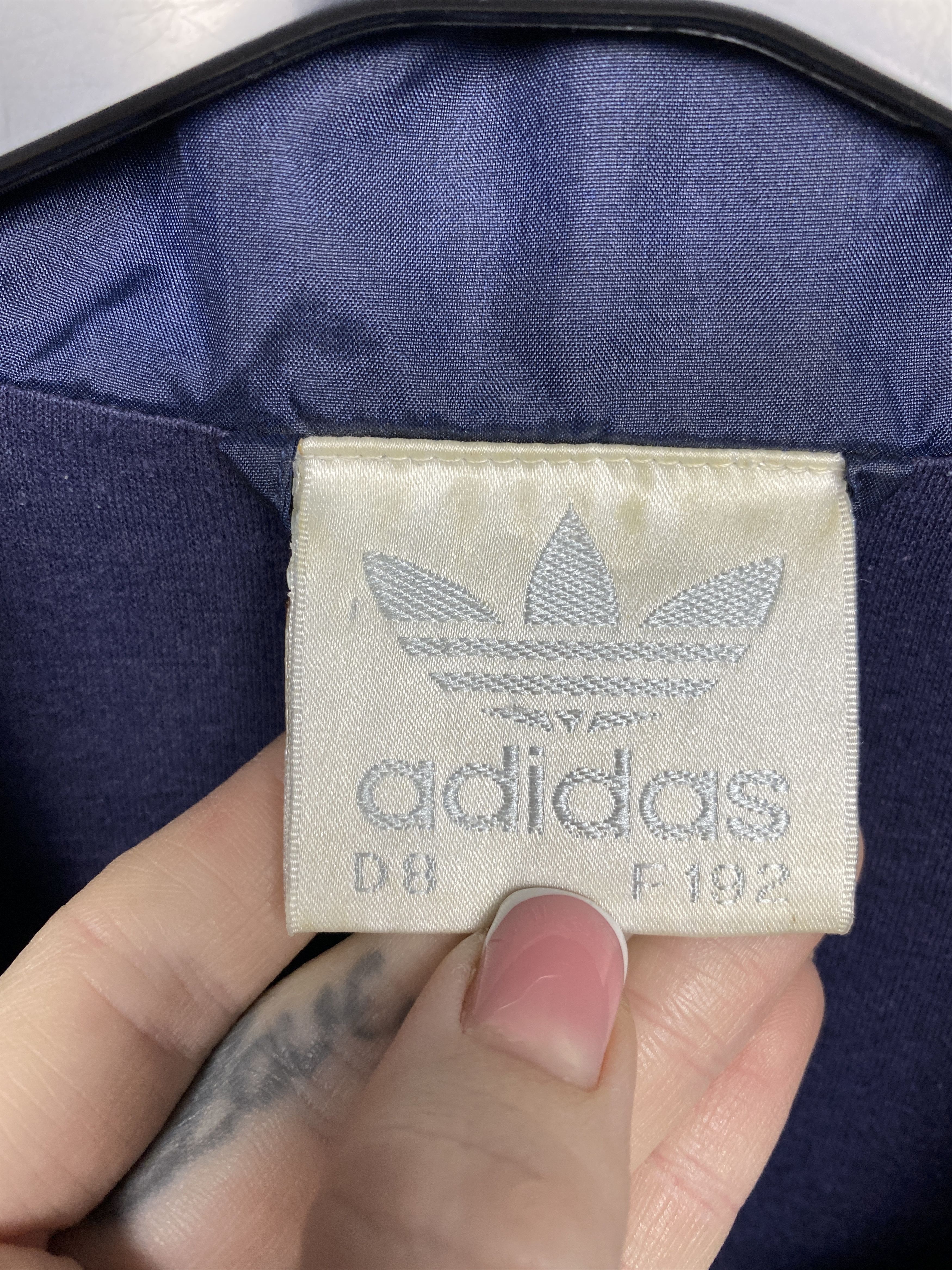 Adidas × Vintage Adidas 90s Vintage Mens Nylon Track Top Jacket Size US XL / EU 56 / 4 - 4 Thumbnail