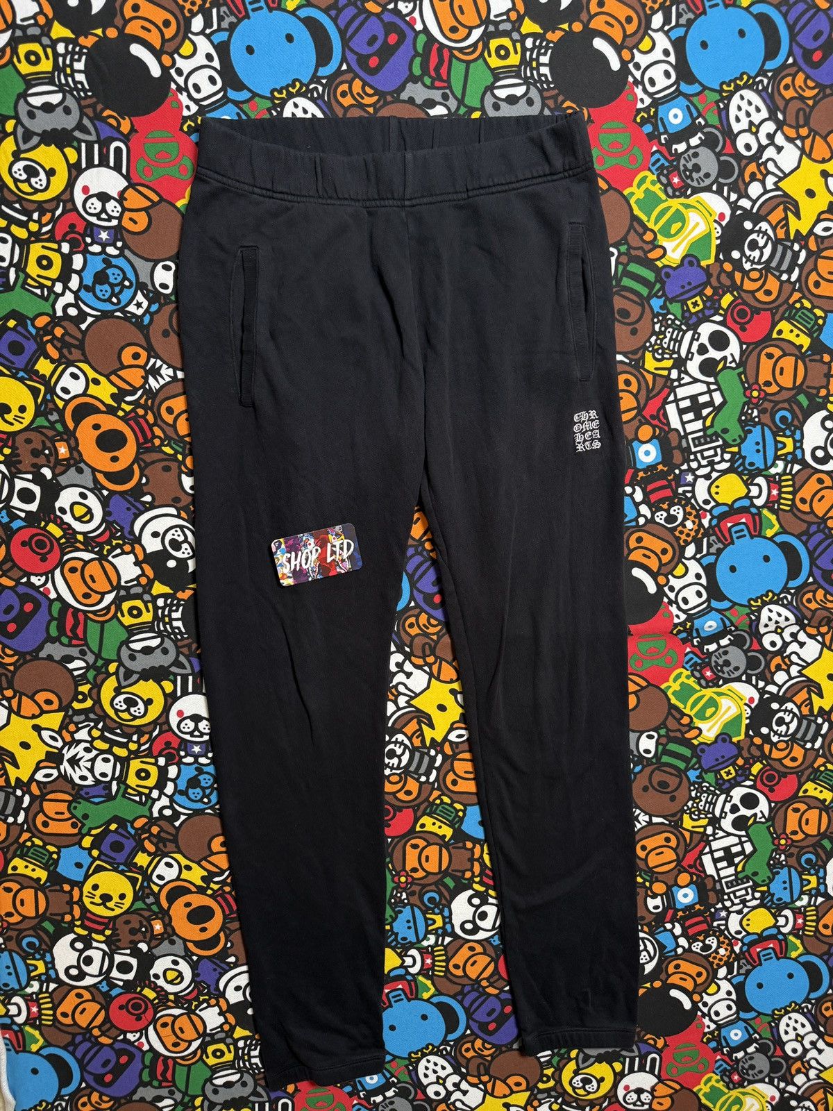 Chrome Hearts Chrome Hearts Black Embroidered Logo Sweatpants Size US 30 / EU 46 - 2 Thumbnail