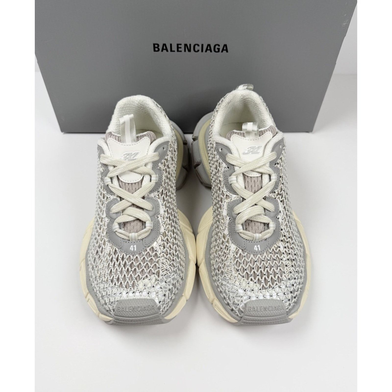 Balenciaga Size 41EU/8US - Balenciaga 3XL Fishnet NEW/RETAIL $1,650! Size US 8 / EU 41 - 10 Thumbnail