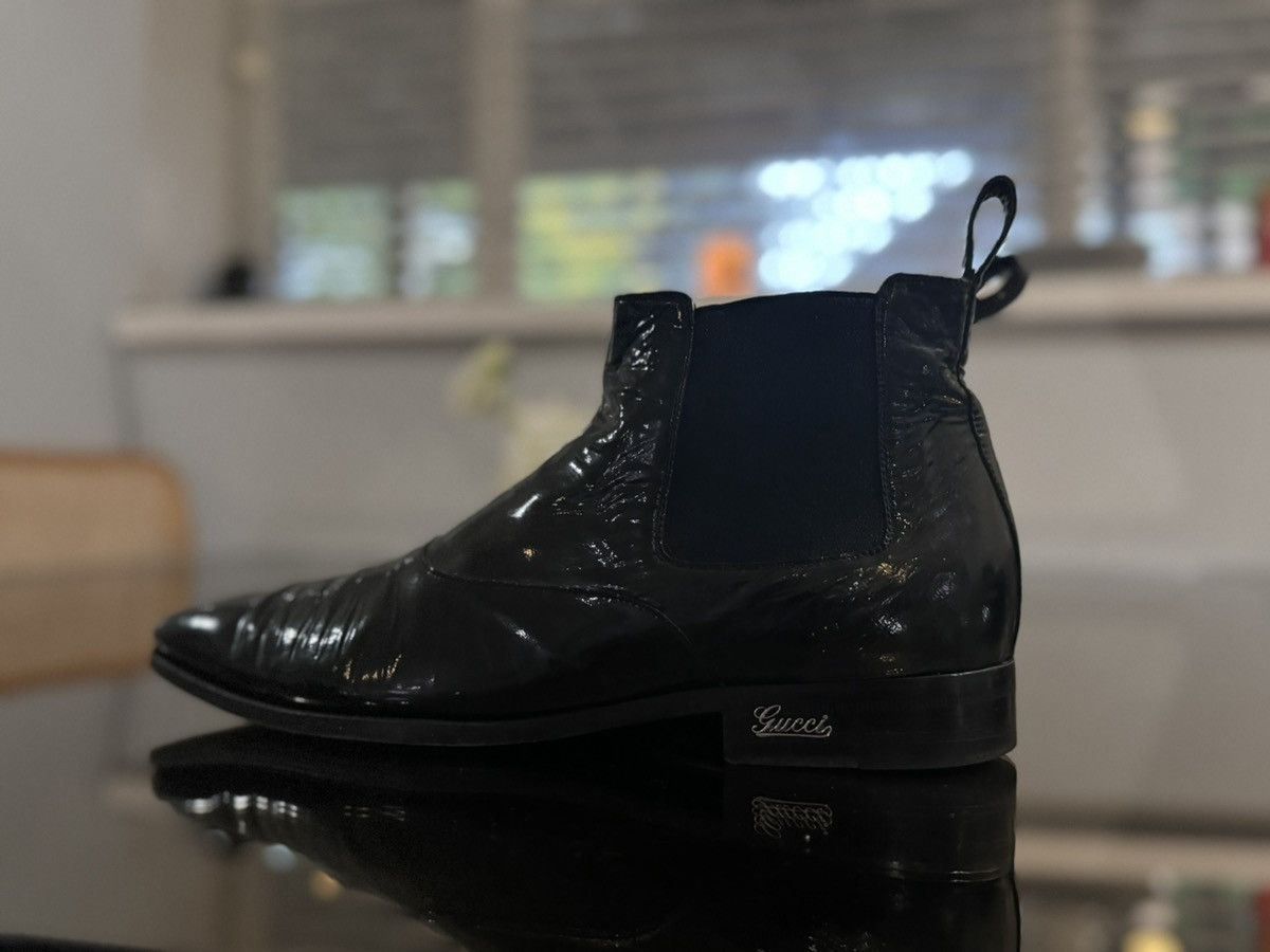 Gucci Gucci Side Gore Boots - High Gloss Size US 8.5 / EU 41-42 - 3 Thumbnail