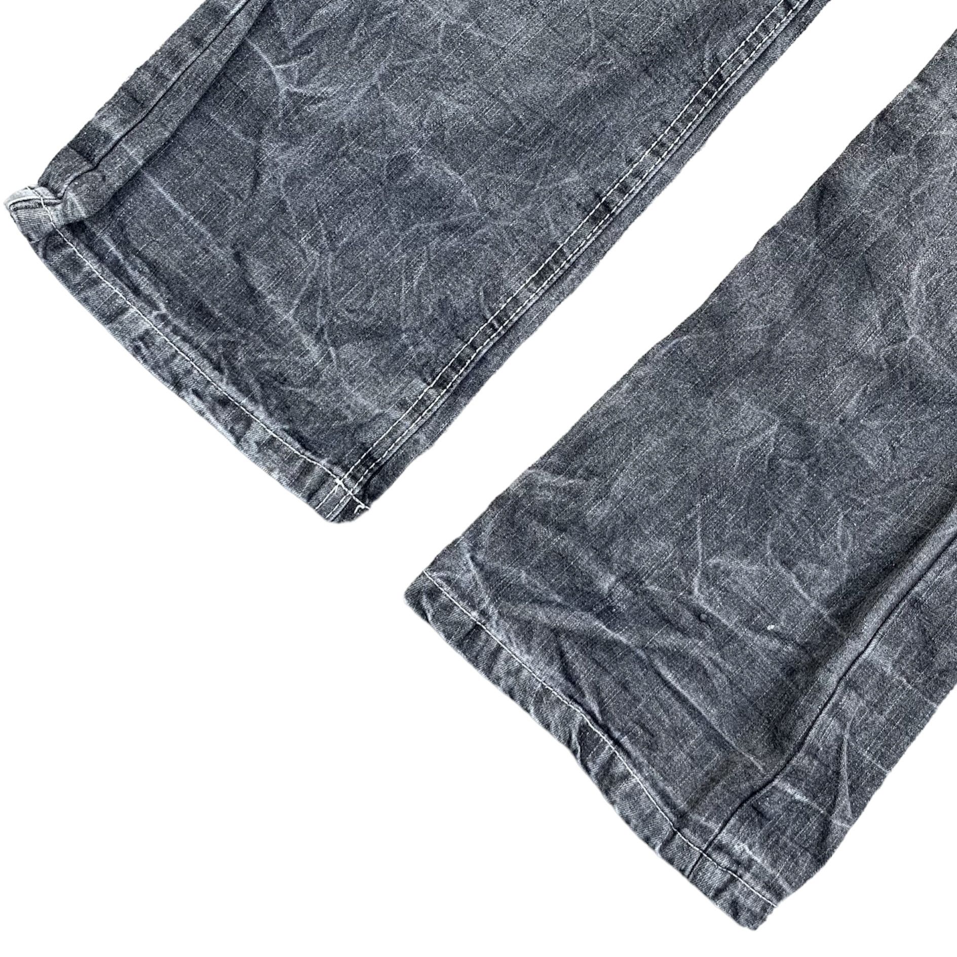 LOWBOX LOWBOX DISTRESSED FLARED PANTS Size US 32 / EU 48 - 5 Thumbnail