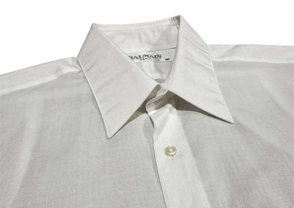 Other 🔥Vintage Balmain White Formal Shirt Long Sleeve Size US S / EU 44-46 / 1 - 3 Thumbnail