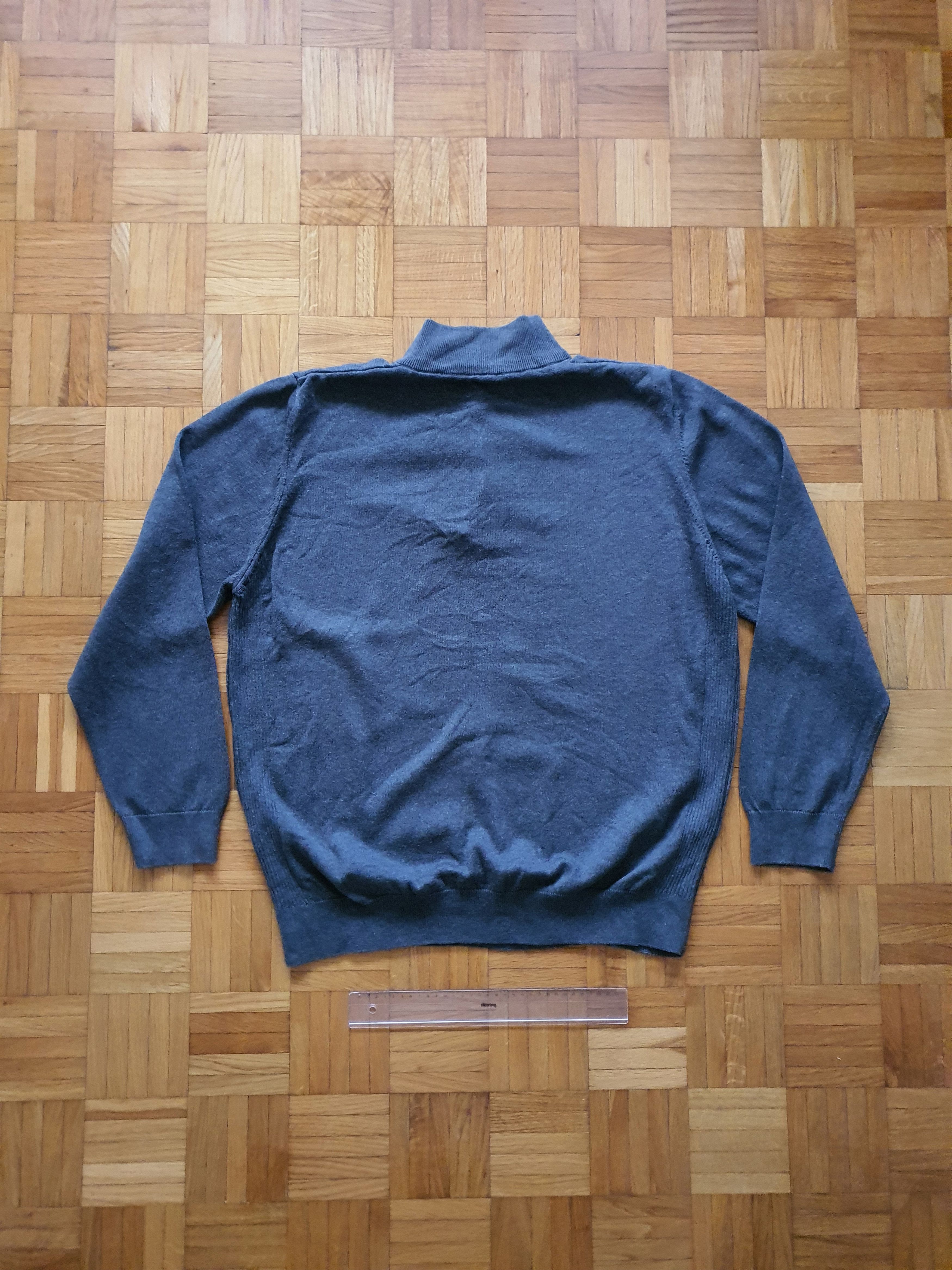 Barbour ''Cotton Half-Zip Jumper'' Sweater Pullover - Olive Marl Size US XXL / EU 58 / 5 - 2 Thumbnail
