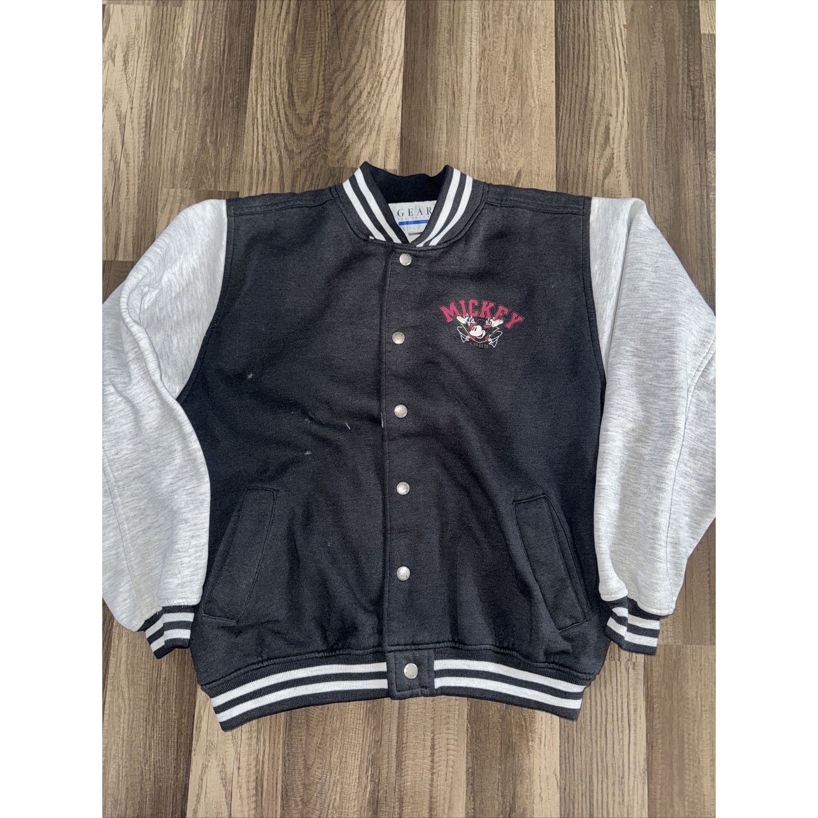 Disney Disney Micky Mouse Gear Sports Letterman Jacket Sweater Size US M / EU 48-50 / 2 - 1 Thumbnail