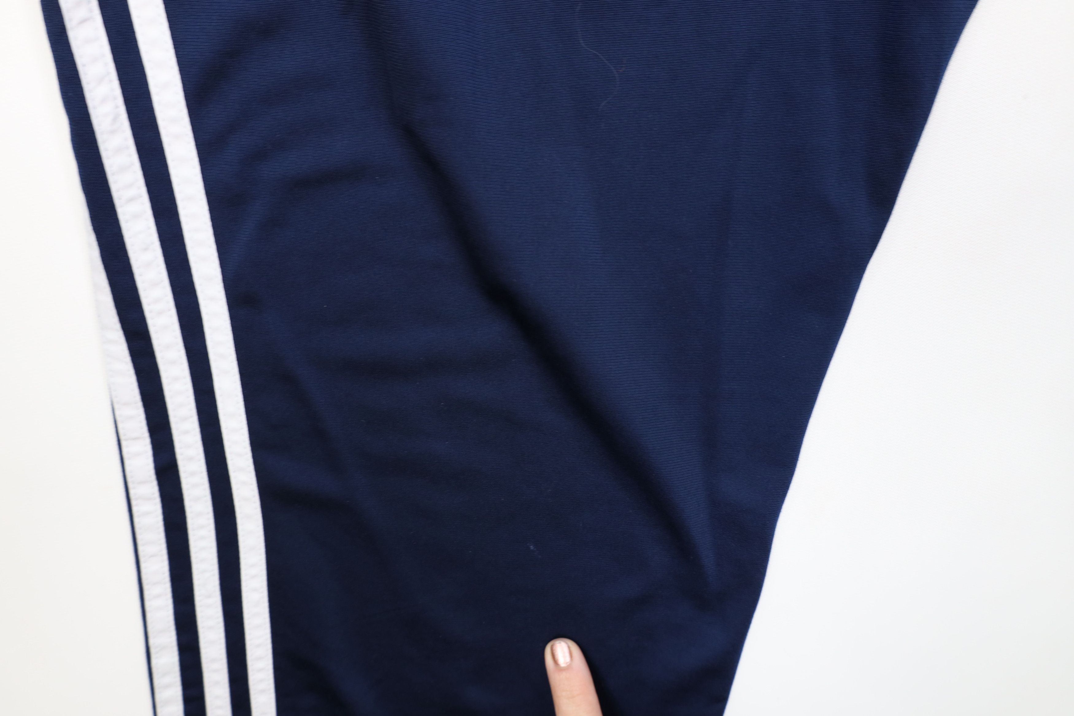 Adidas Vintage Y2K Adidas Striped Wide Leg Sweatpants Pants Blue Size US 40 / EU 56 - 14 Thumbnail