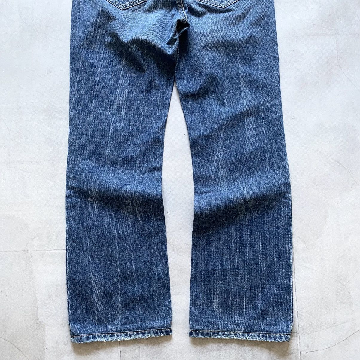 Prada × Vintage Prada Regular Fit Logo Womens Denim Jeans Y2K Size 28" / US 6 / IT 42 - 3 Thumbnail
