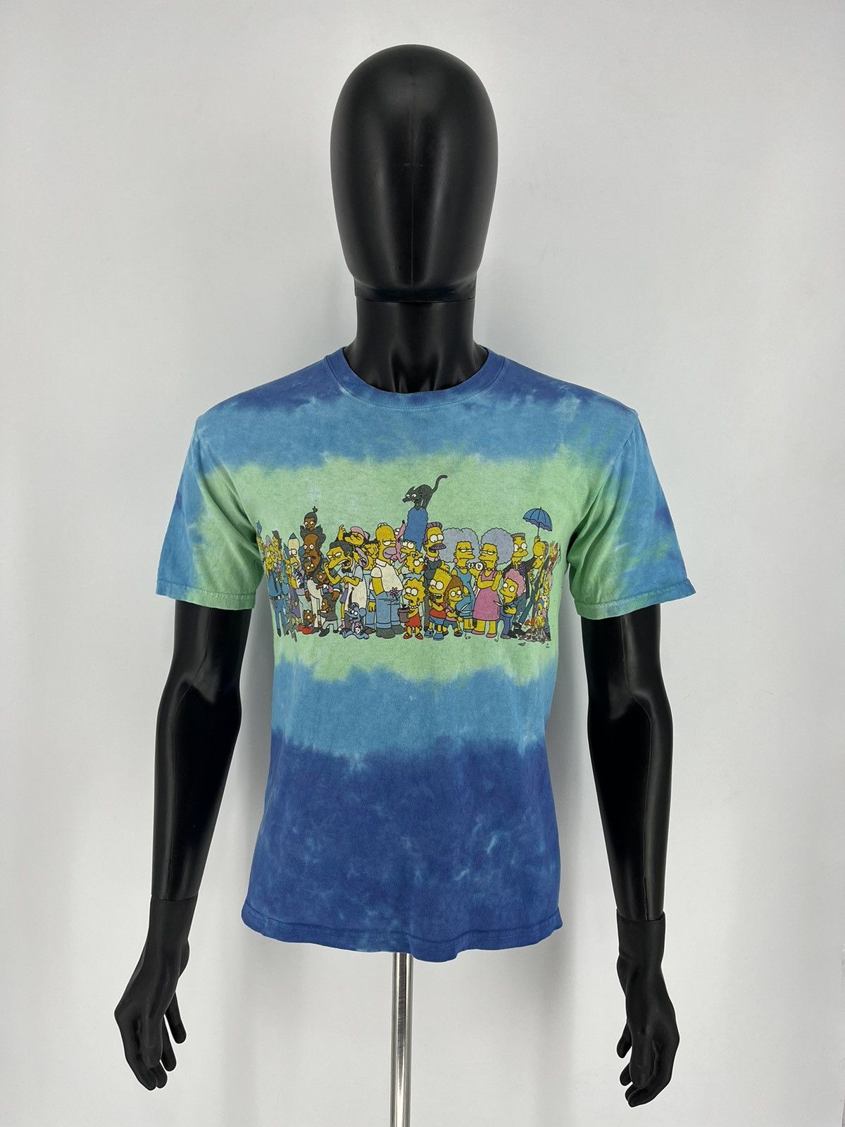 The Simpsons × Universal Studios Vintage The Simpsons Tie Dye Tee T Shirt Cast Crew Men's Size US S / EU 44-46 / 1 - 2 Thumbnail