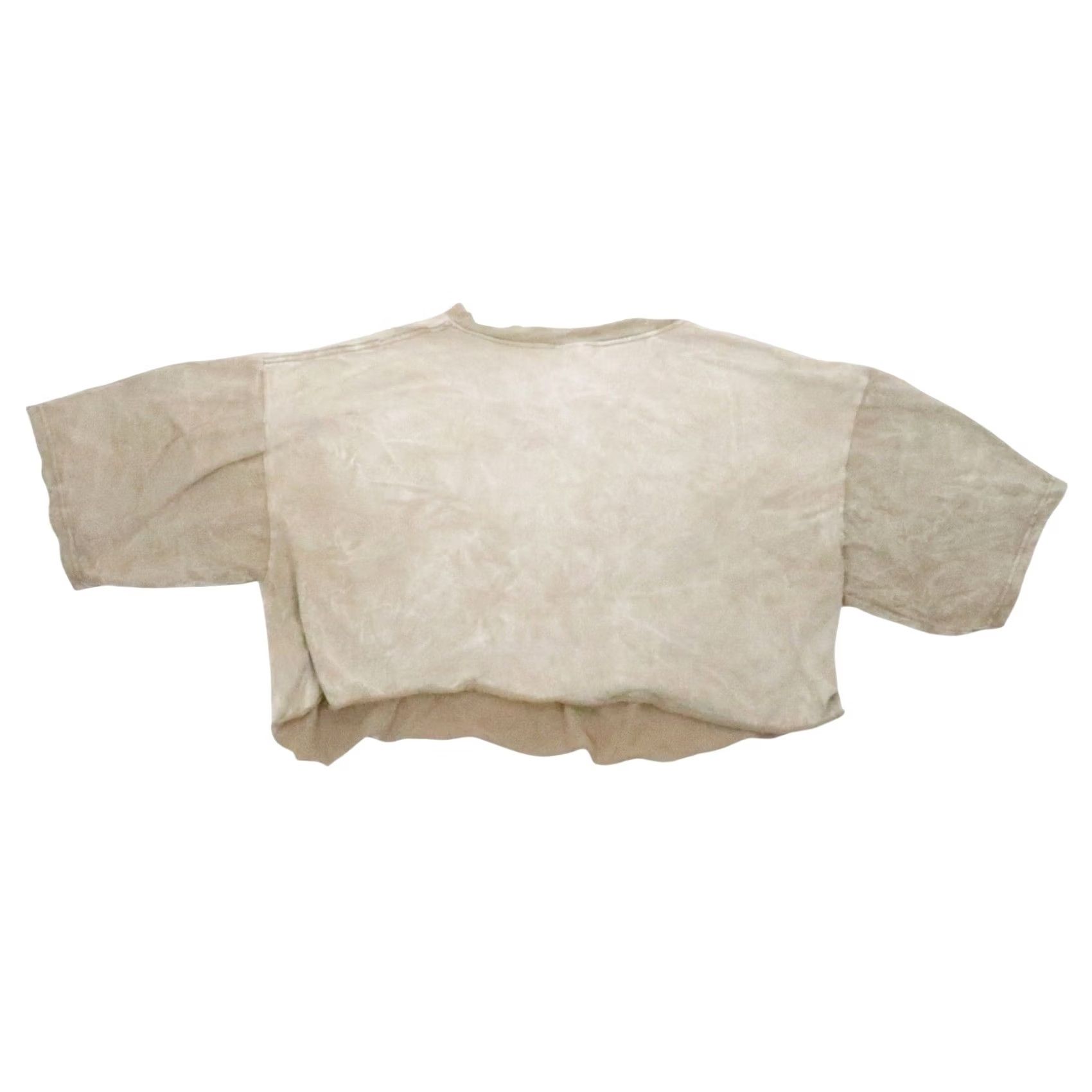 Vintage VINTAGE Prairie Mountain T-Shirt Cropped Bear Graphic Tan 90s Women’s Size L Crew Neck Short Sleeve Cotton Casual Size L / US 10 / IT 46 - 3 Thumbnail
