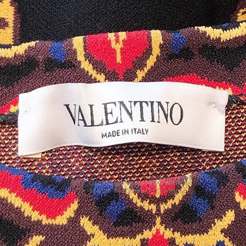 Valentino Valentino Painted patterned knitted dress sleeveless dress Size S / US 4 / IT 40 - 7 Thumbnail