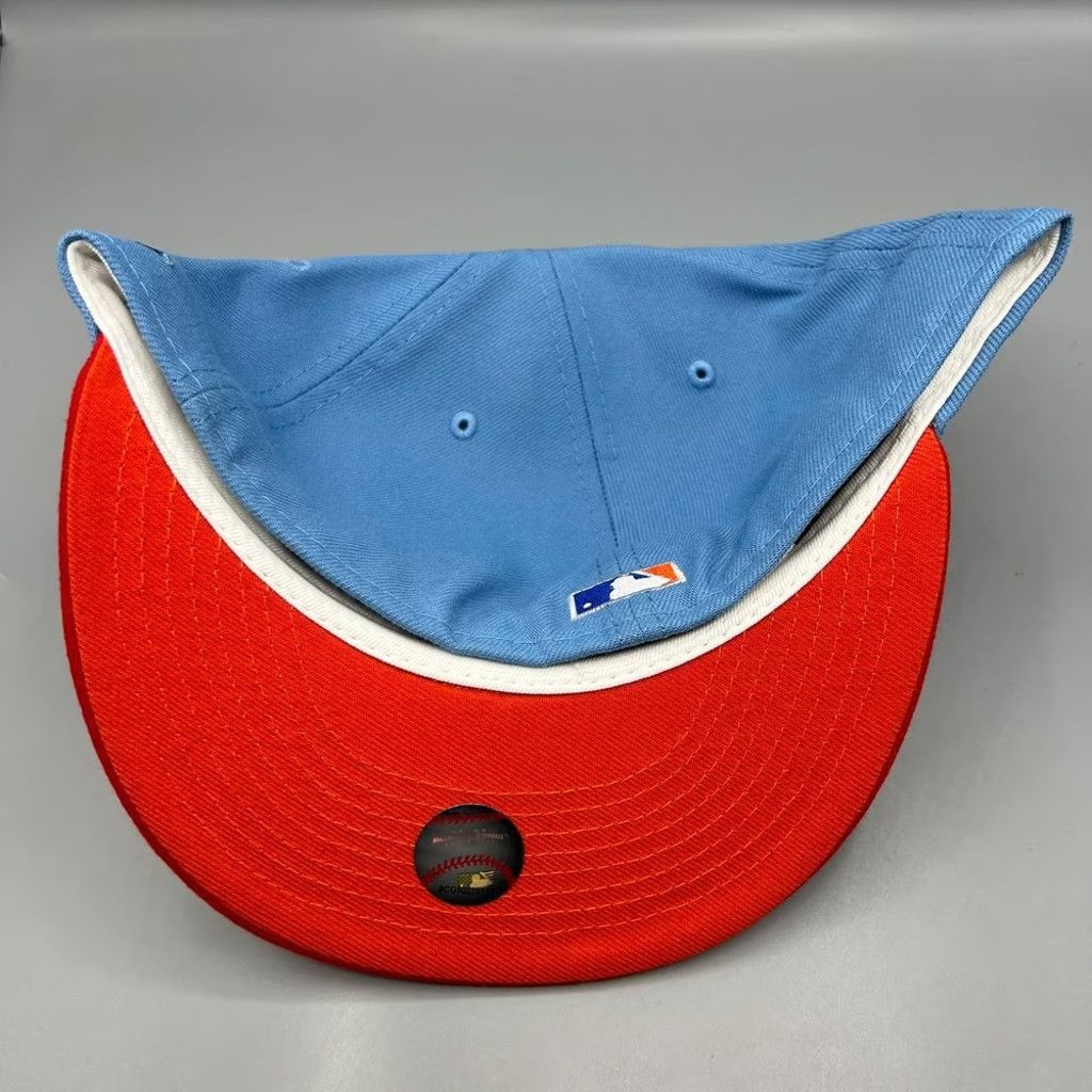 New Era Chicago Cubs Hat Men 7 5/8 Blue Red All Star Game Fitted Cap Size ONE SIZE - 6 Thumbnail