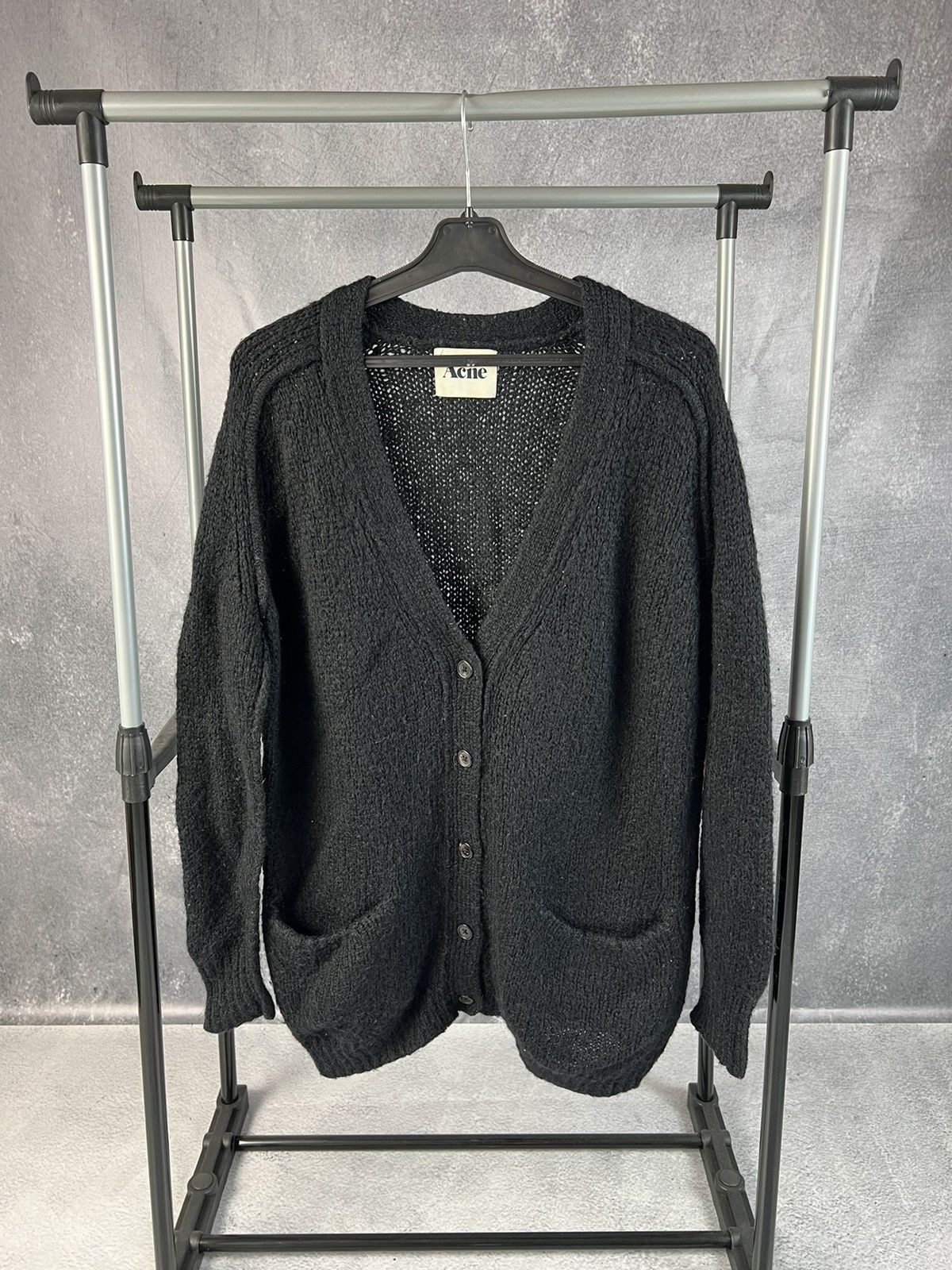 Acne Studios × Vintage Acne studios mohair wool cardigan Size XS / US 0-2 / IT 36-38 - 1 Thumbnail