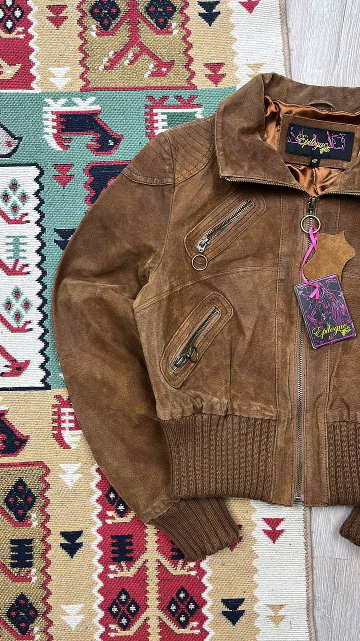 Vintage Vintage Suede Y2K Jacket NEW!!! Size S / US 4 / IT 40 - 3 Thumbnail