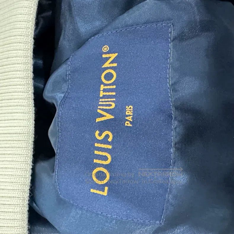 Other Louis Vuitton Blue Patchwork Three-Flower Baseball Jacket Size US L / EU 52-54 / 3 - 4 Thumbnail