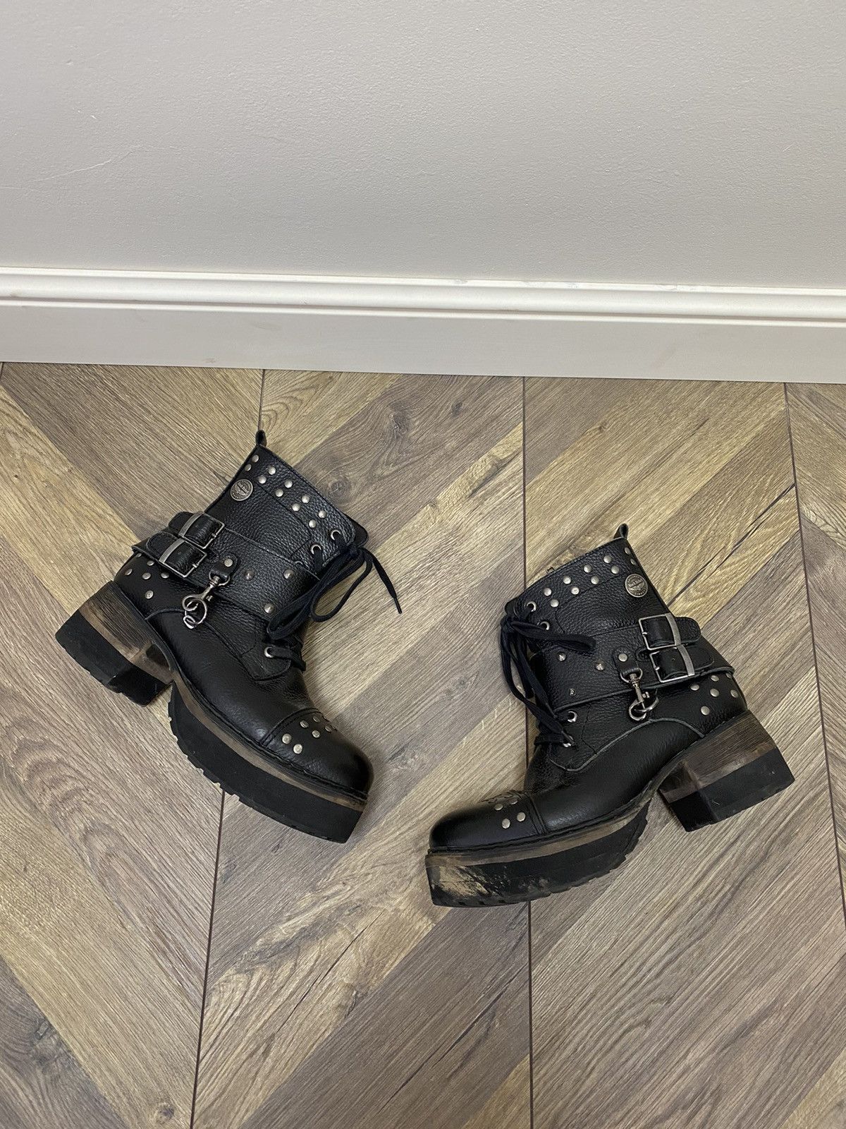 Rock & Republic × Vintage Vintage Rock Rebel Archival Punk Boots Size US 7 / EU 40 - 2 Thumbnail