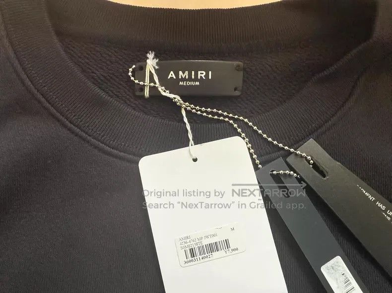 Amiri Amiri Round neck sweatshirt Size US M / EU 48-50 / 2 - 4 Thumbnail
