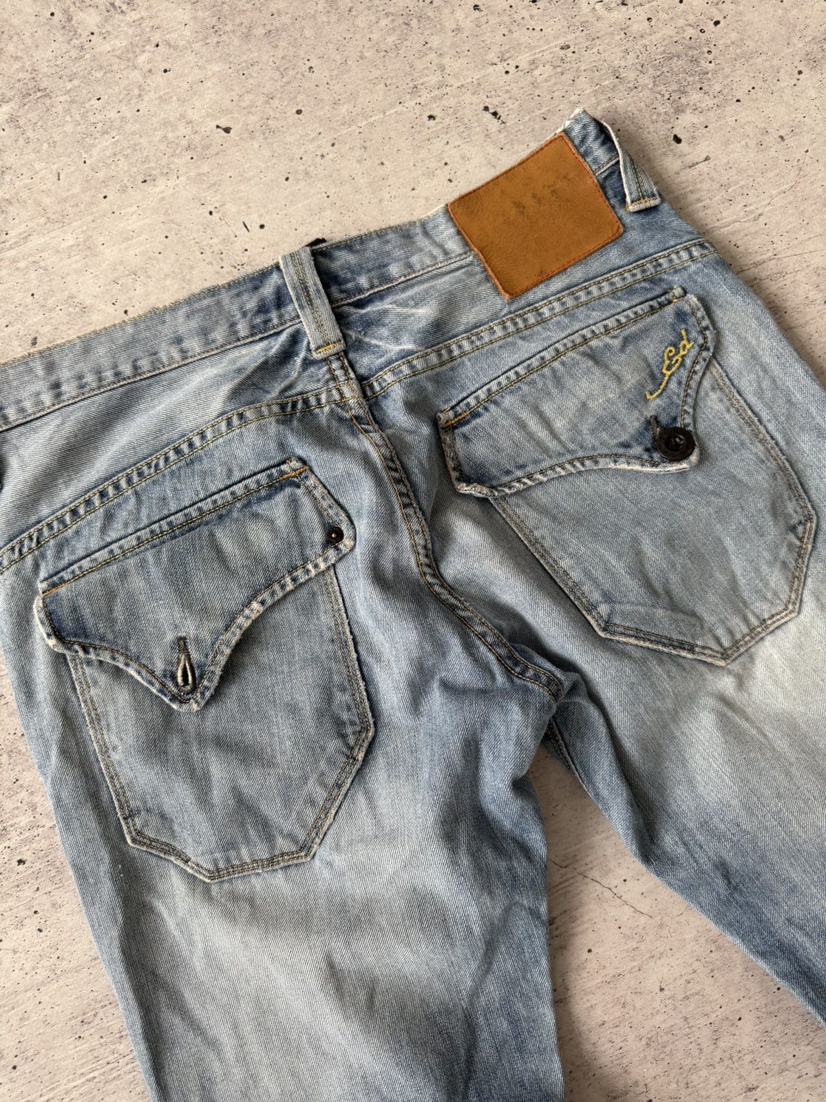 Ed Hardy Vintage Y2K Ed Hardy x Christian Audigier Boys Denim Pants Size US 33 - 7 Thumbnail