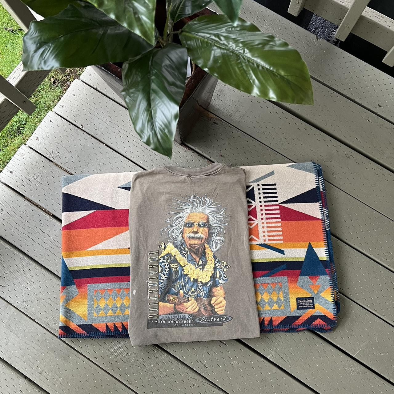 Vintage Vintage Albert Einstein Poipu Kauai Surf Shirt Reitveld Size US L / EU 52-54 / 3 - 2 Thumbnail