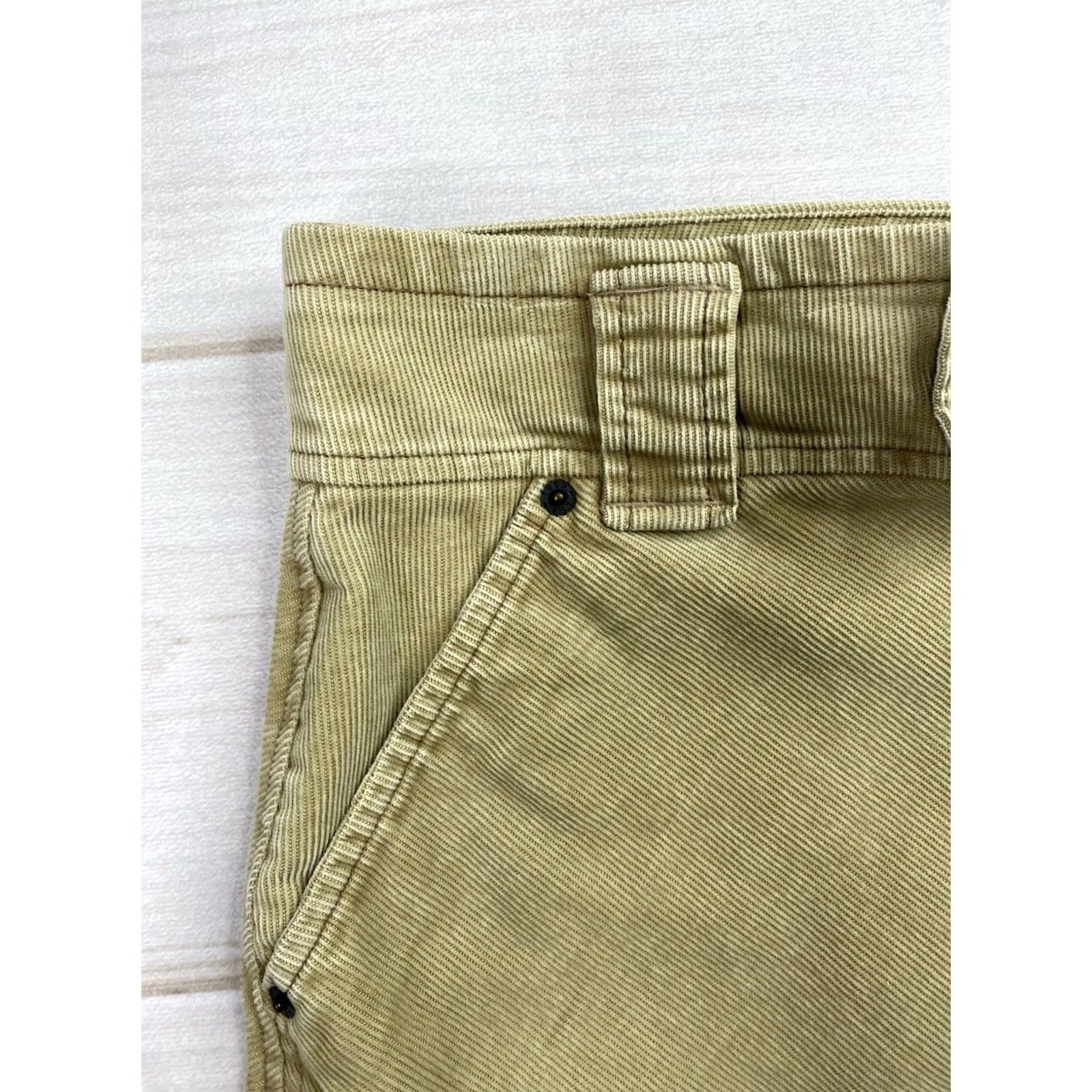 Gap VINTAGE Gap Corduroy Mini Skirt Sz 2 Tan Brown Casual Preppy 2000s Women Short Skirt Mens Womens Girls Size 26" / US 2 / IT 38 - 5 Thumbnail