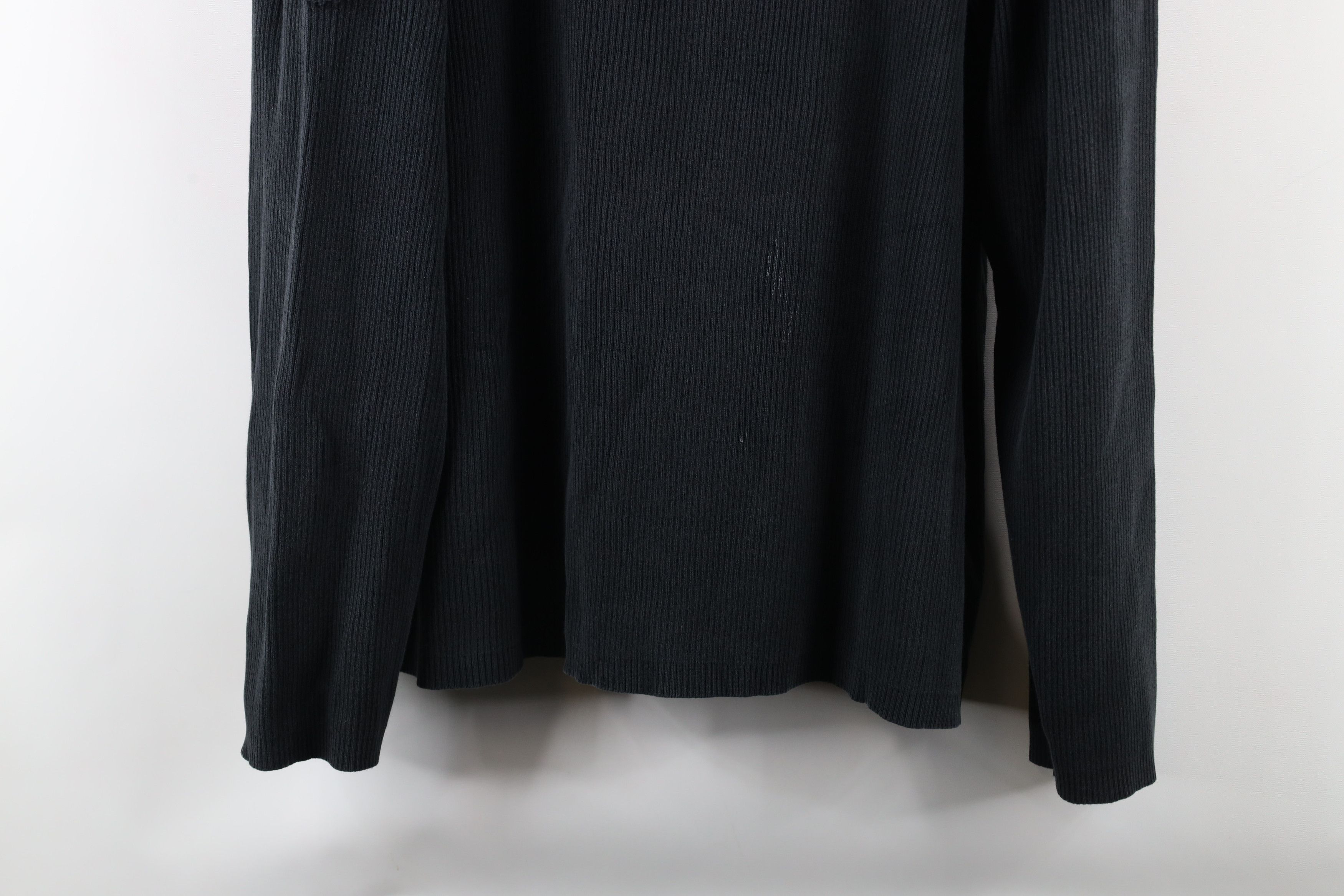 Harley Davidson × Vintage Vintage 90s Harley Davidson Out Ribbed Knit Sweater Black Size 3XL / US 20-22 - 3 Thumbnail
