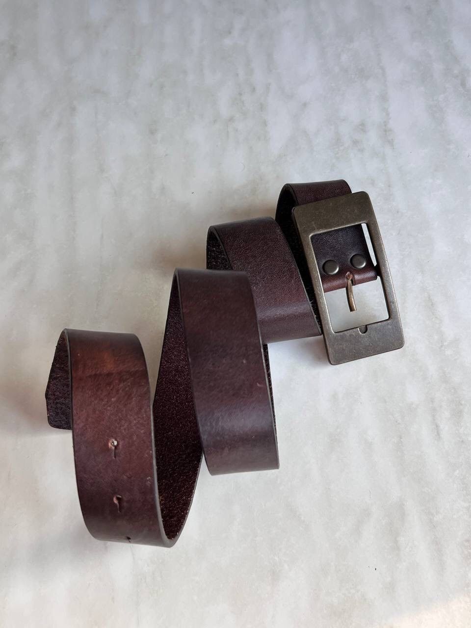 Diesel Vintage leather diesel belt y2k style 2000's Size ONE SIZE - 1 Thumbnail