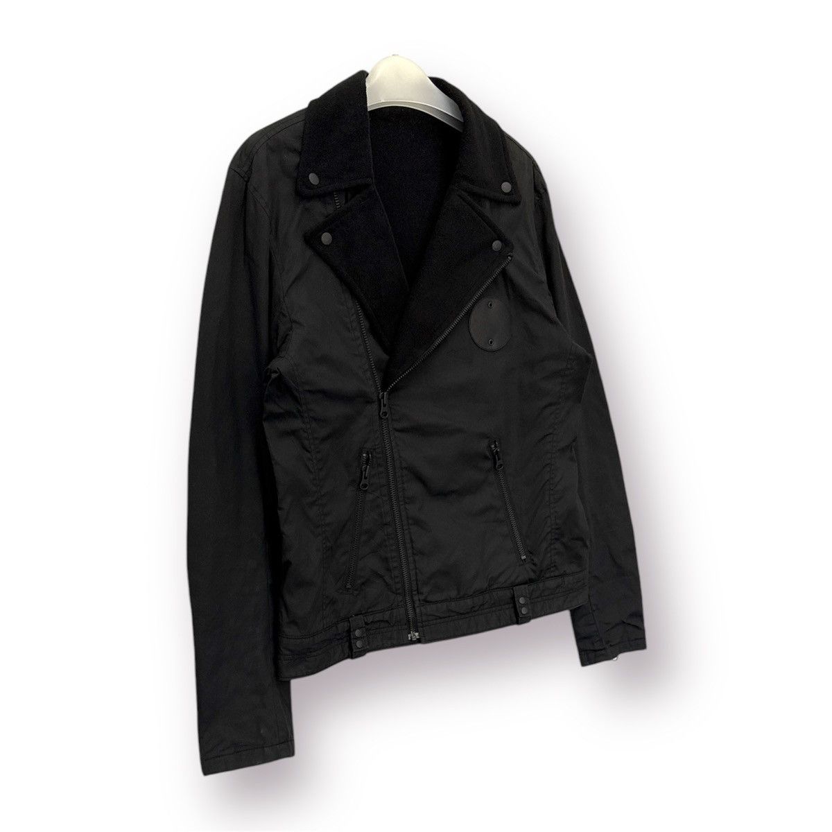 14th Addiction 🔥 UNIQLO JAPAN DOUBLE COLLAR PUNK JACKET - L Size M / US 6-8 / IT 42-44 - 3 Thumbnail