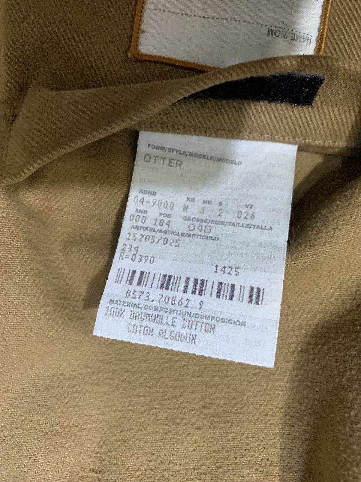 Hugo × Hugo Boss Vintage Hugo Boss Long Brown Thick Cotton Parka Jacket Size US M / EU 48-50 / 2 - 12 Thumbnail