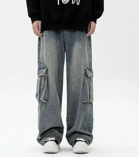 Japanese Brand Y2K Vintage Men Cargo Jeans Size US 32 / EU 48 - 1 Thumbnail