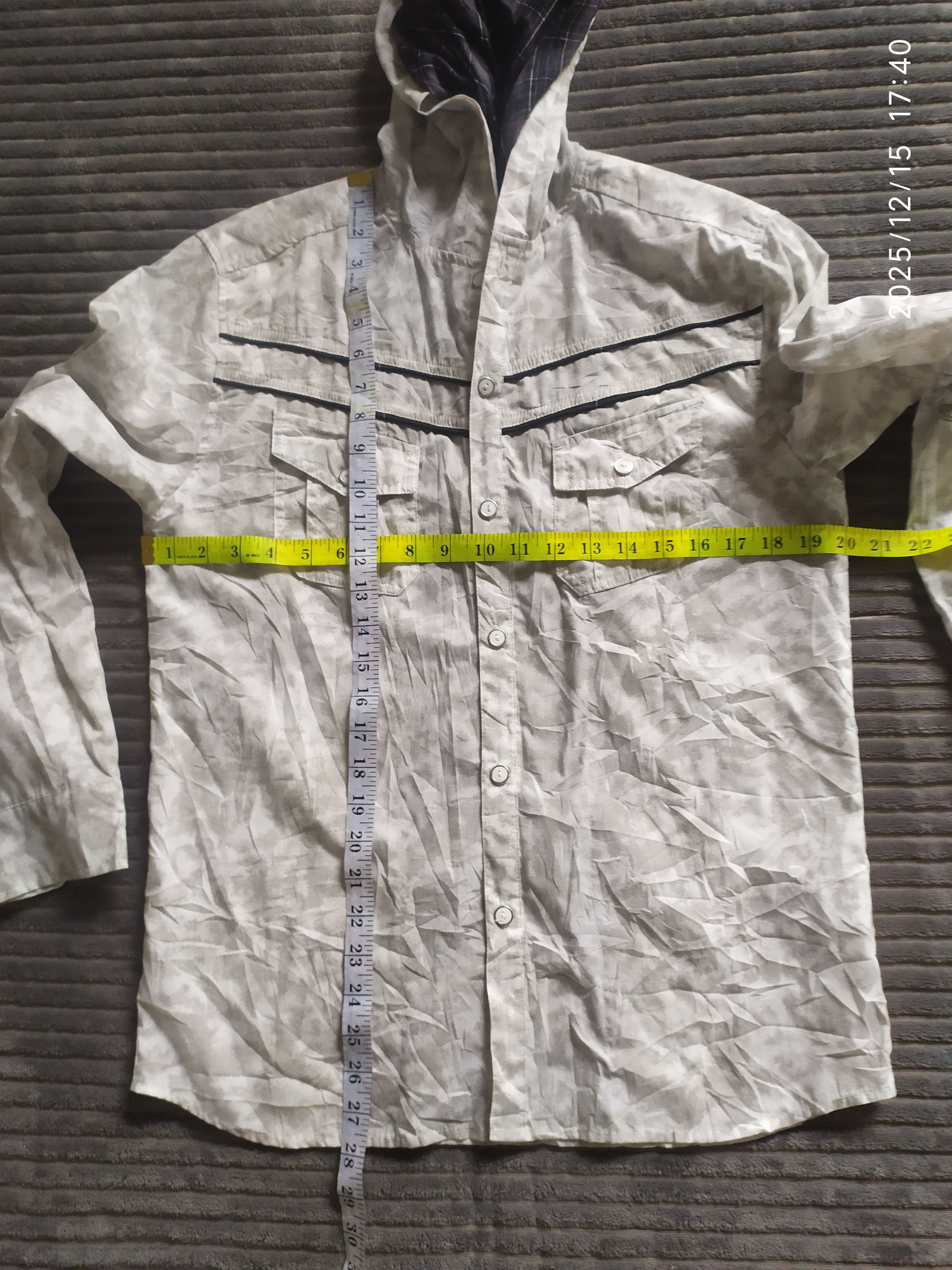 If Six Was Nine 31040=Skkone Double Layer Shirt Hoodie Size US L / EU 52-54 / 3 - 10 Thumbnail